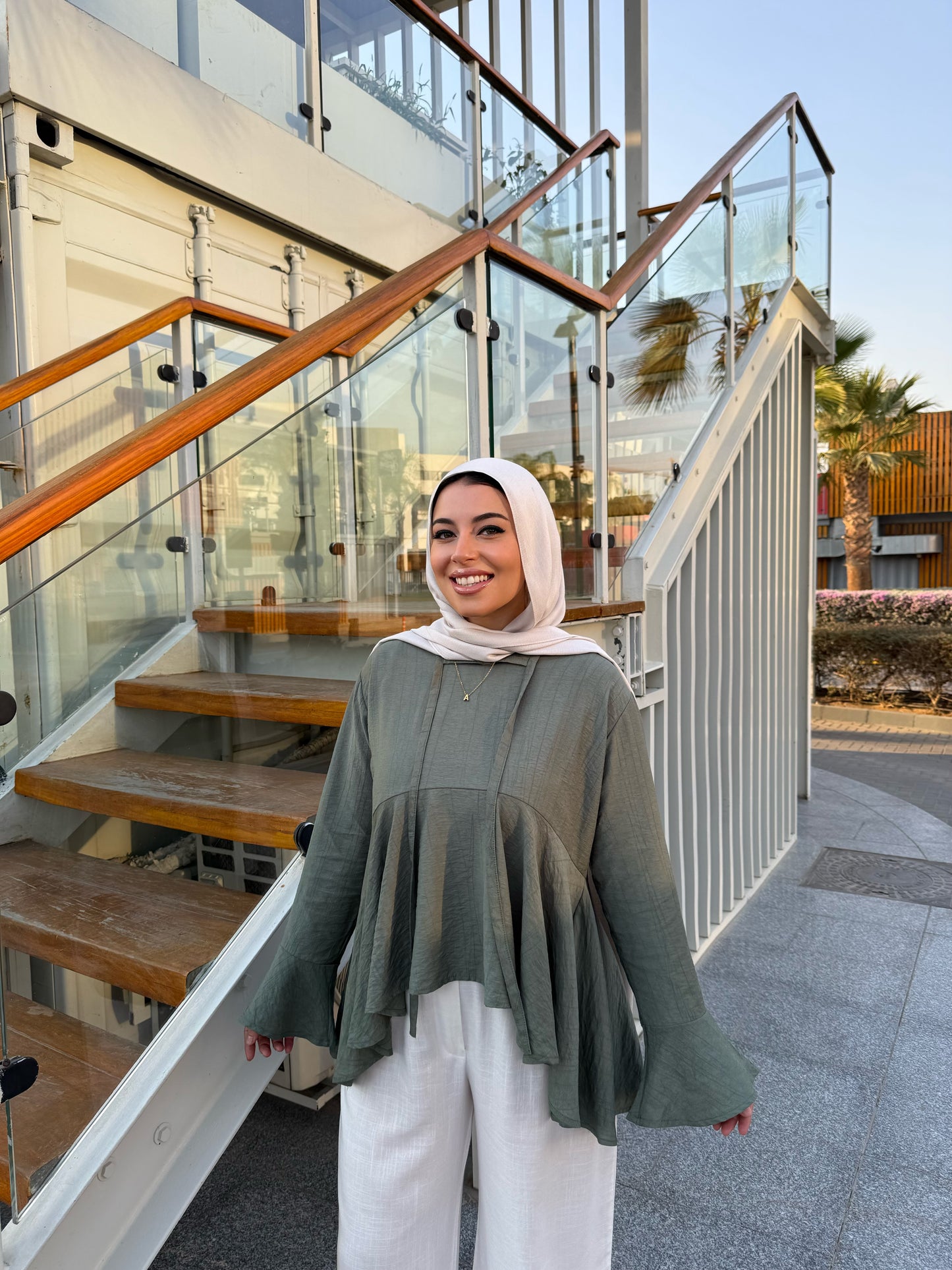 NALA BLOUSE OLIVE