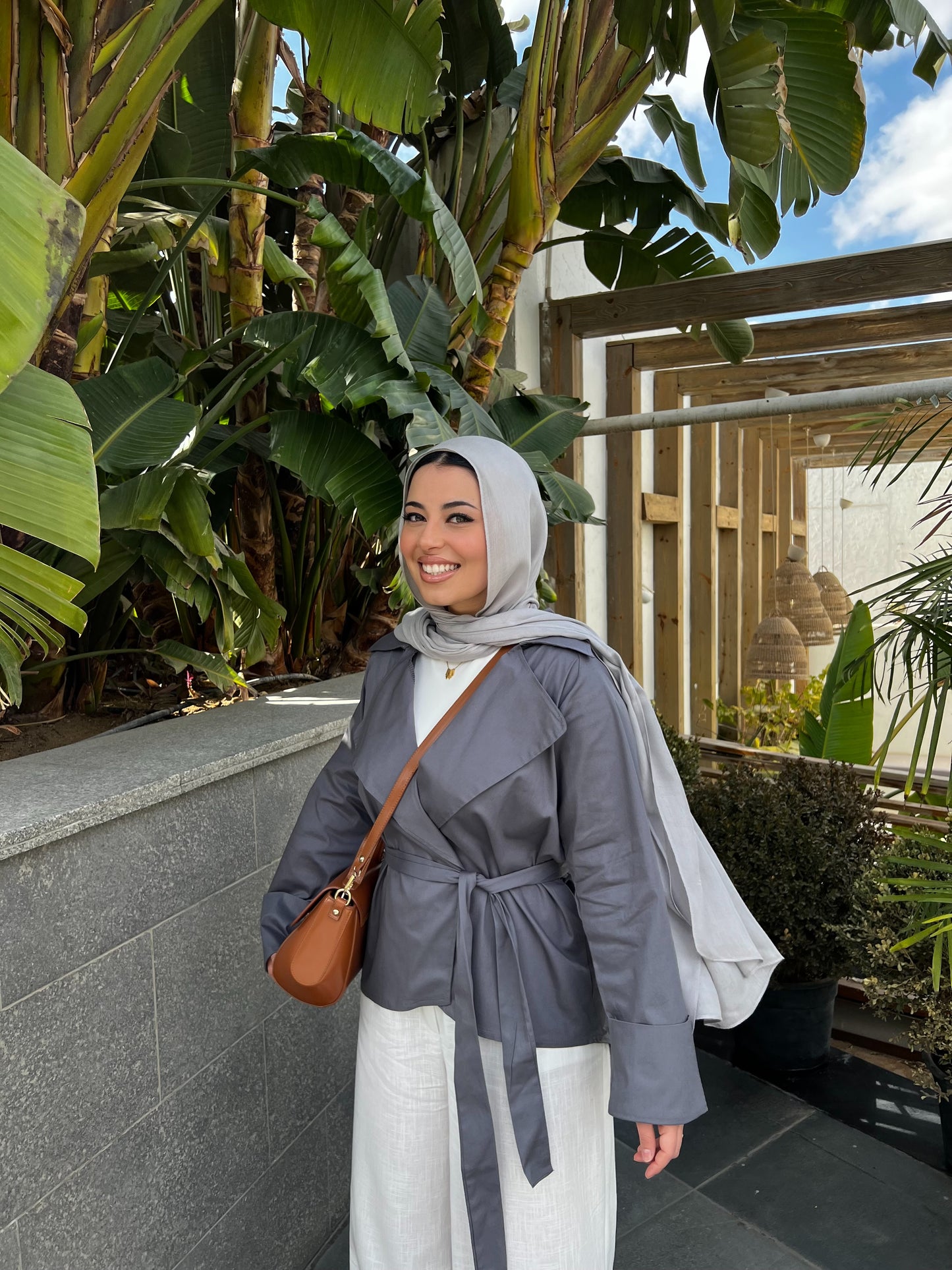 ZAHARI SUMMER JACKET DARK GRAY