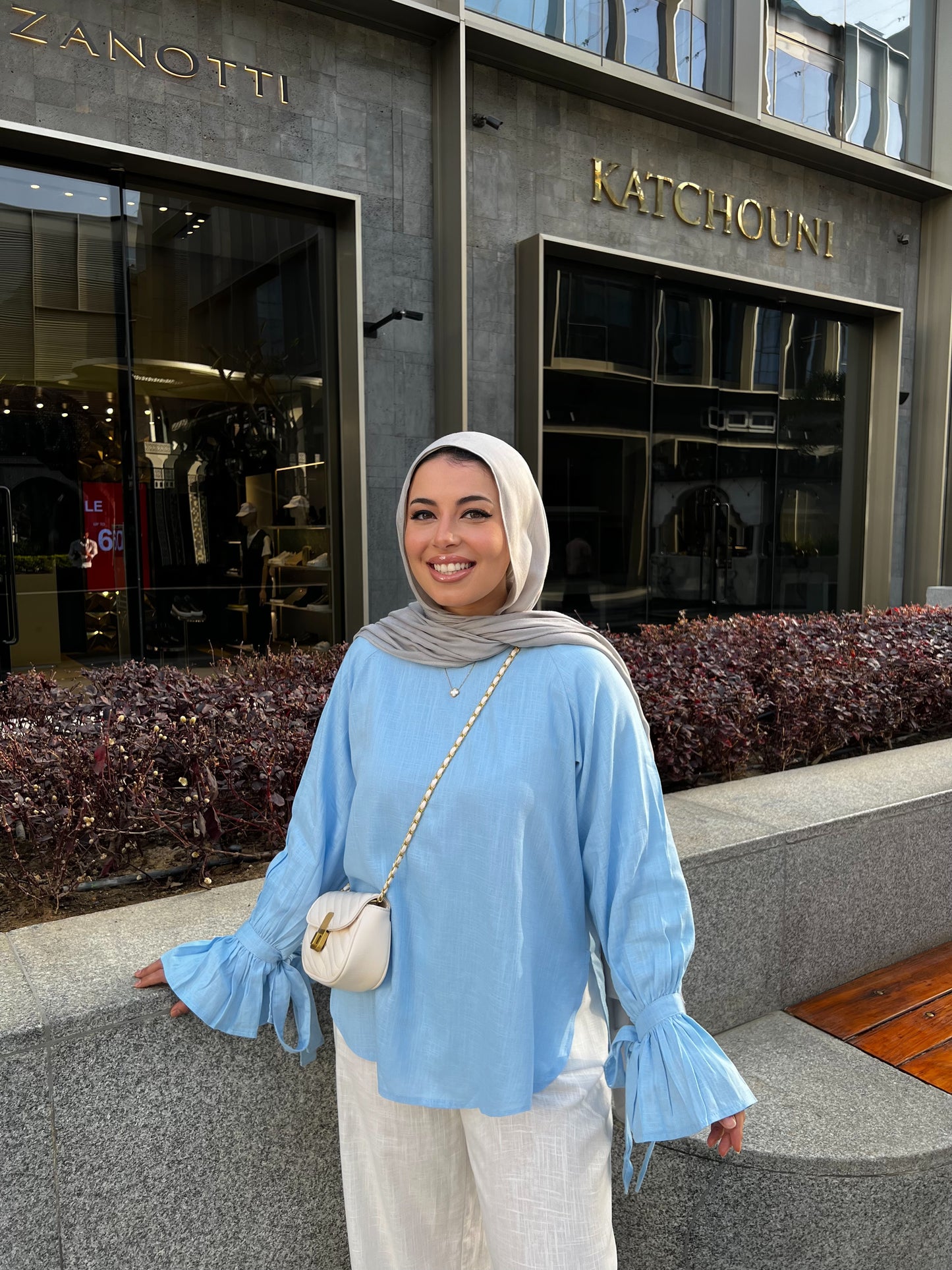 RHYA TOP SKY BLUE