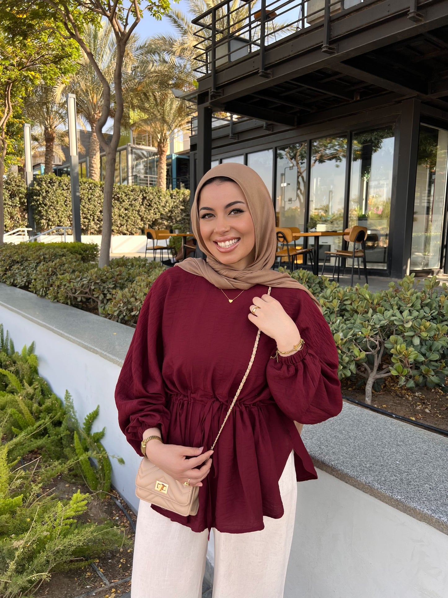 ELLIE BLOUSE CHERRY