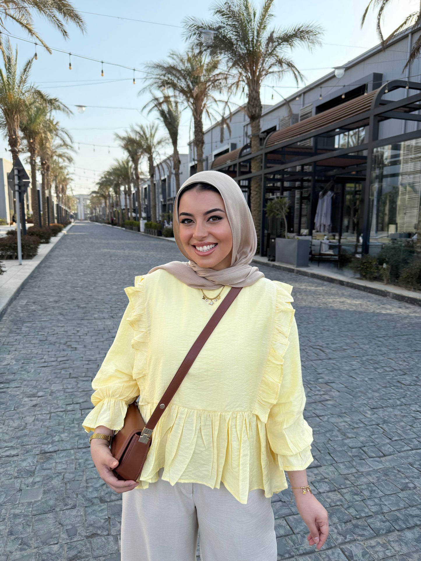 LILY BLOUSE BUTTER YELLOW