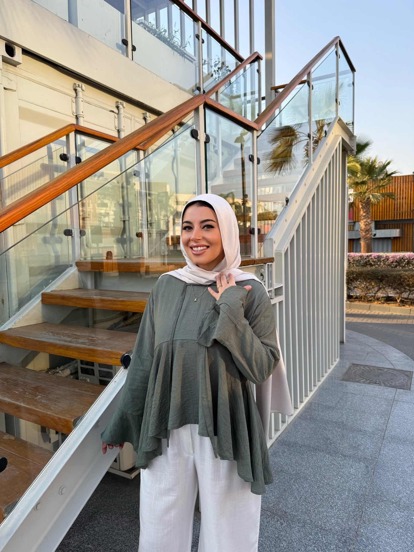 NALA BLOUSE OLIVE