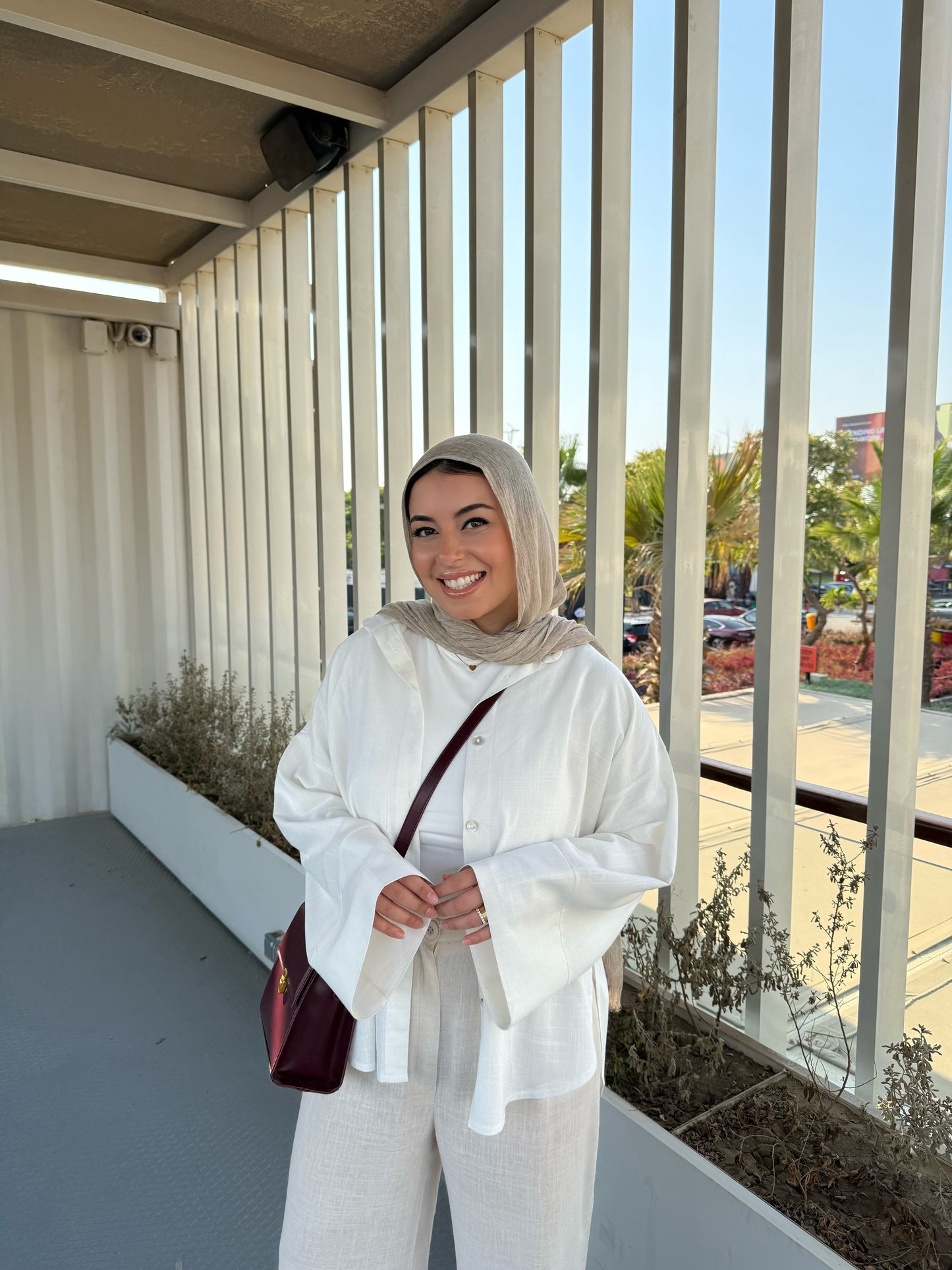 LINEN SHIRT IN WHITE