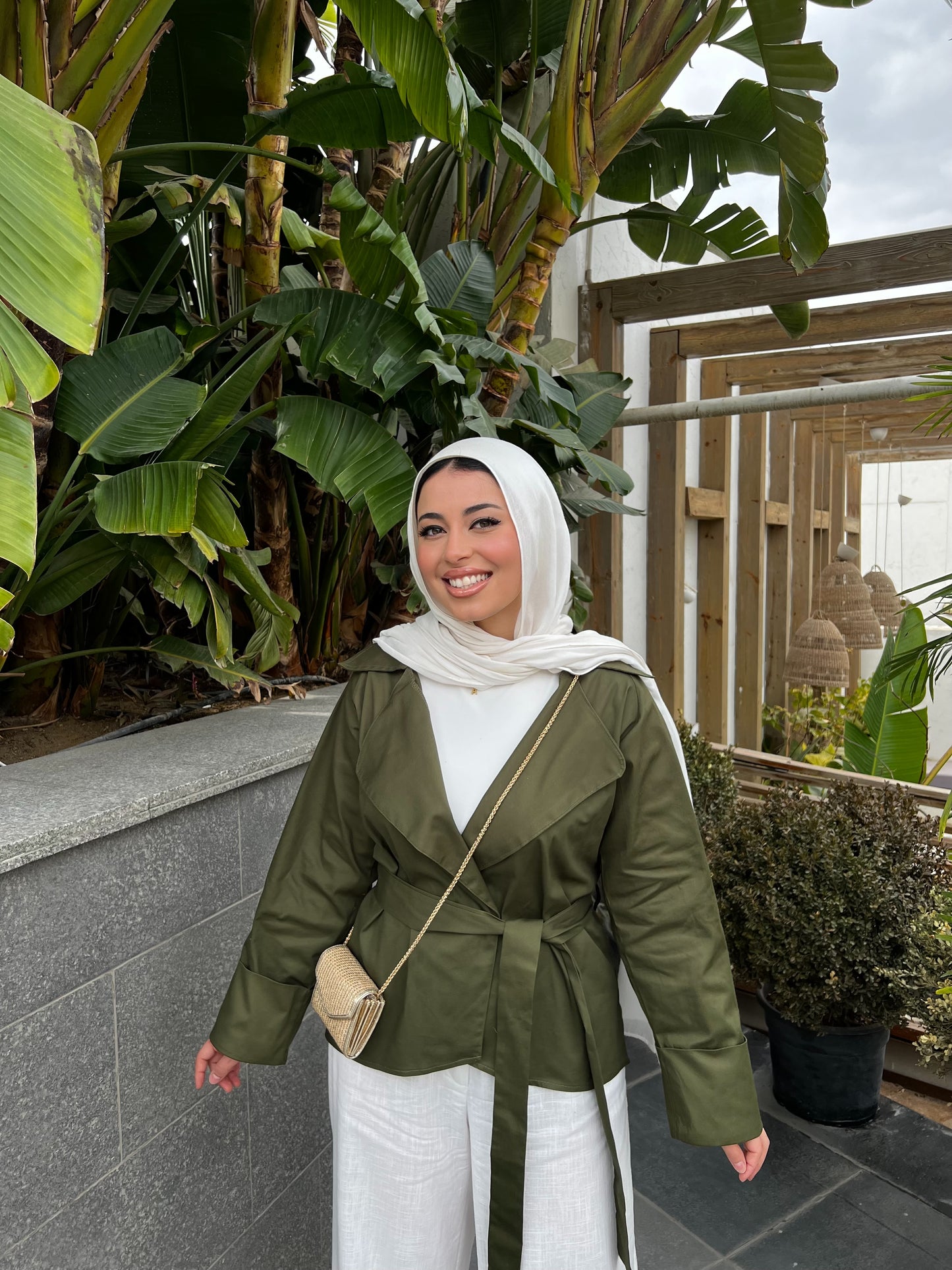 ZAHARI SUMMER JACKET OLIVE