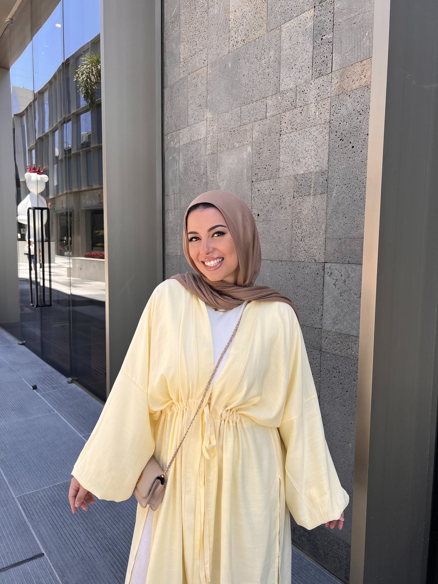 NAYA CARDIGAN PASTEL YELLOW