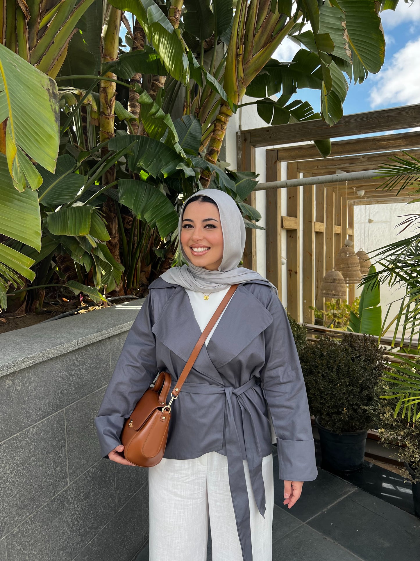 ZAHARI SUMMER JACKET DARK GRAY