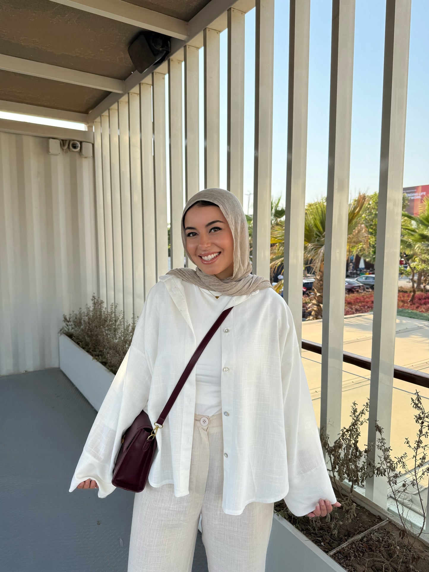 LINEN SHIRT IN WHITE