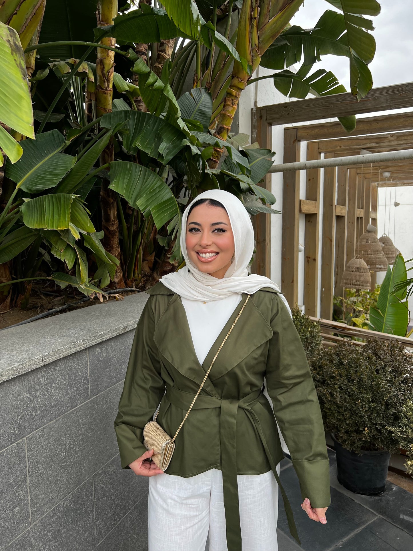 ZAHARI SUMMER JACKET OLIVE