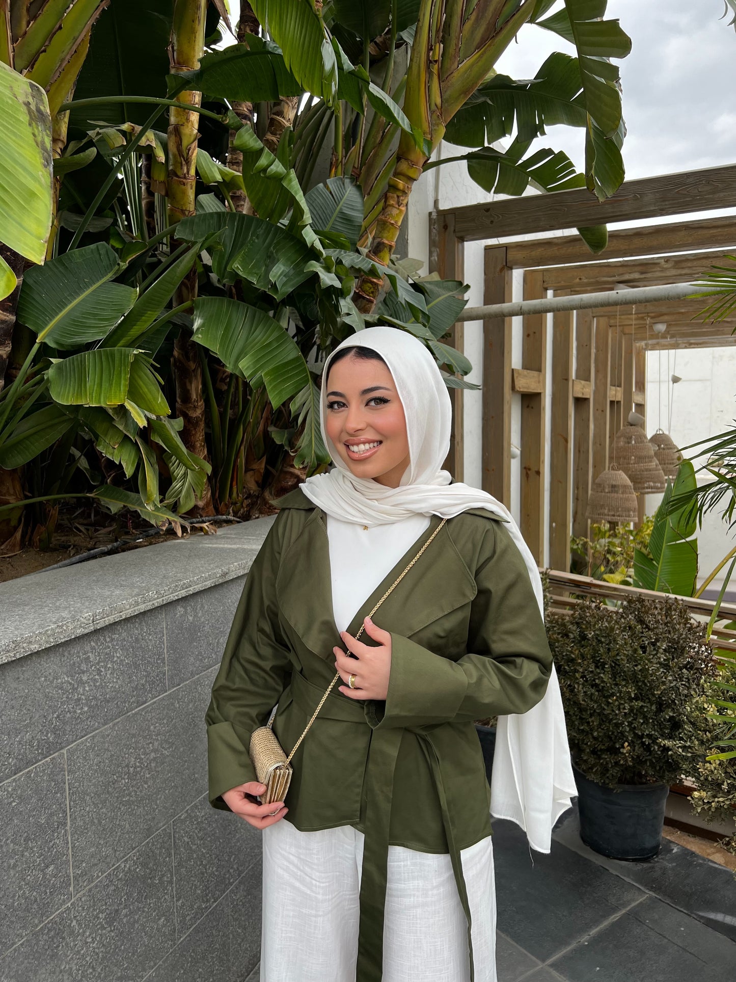 ZAHARI SUMMER JACKET OLIVE