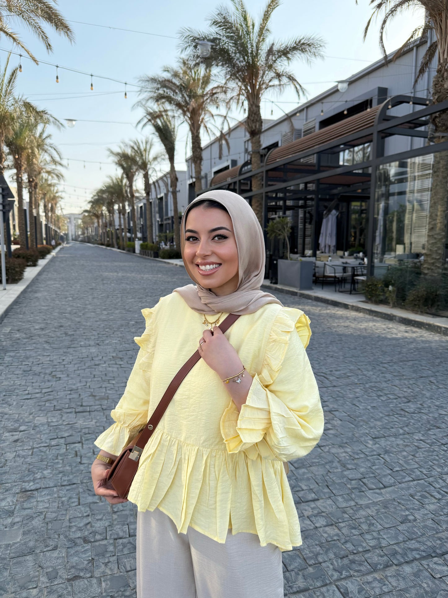 LILY BLOUSE BUTTER YELLOW