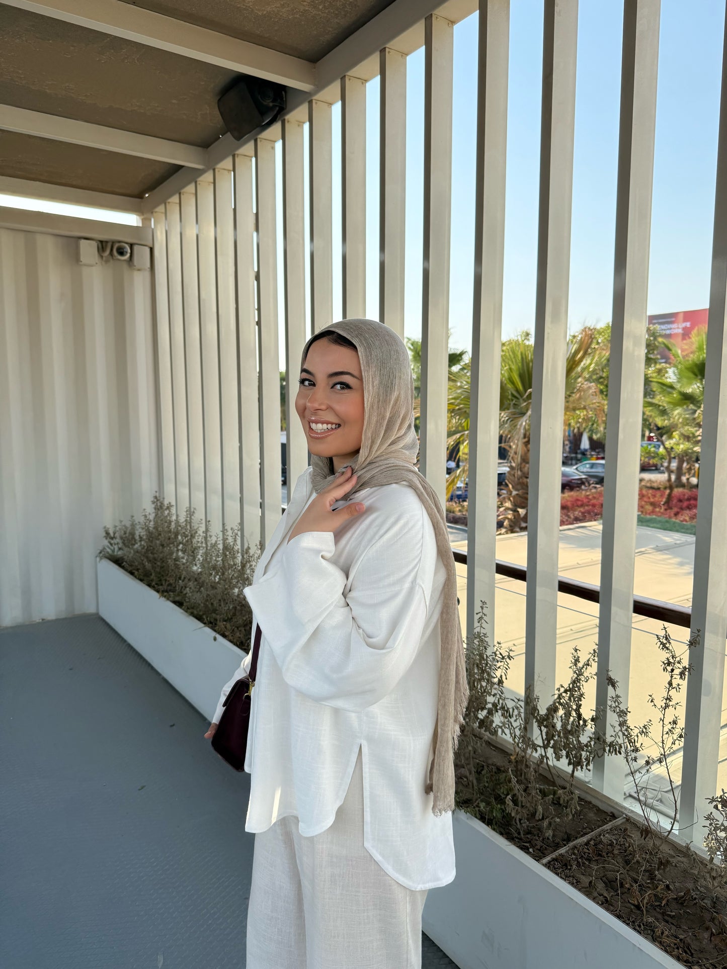 LINEN SHIRT IN WHITE