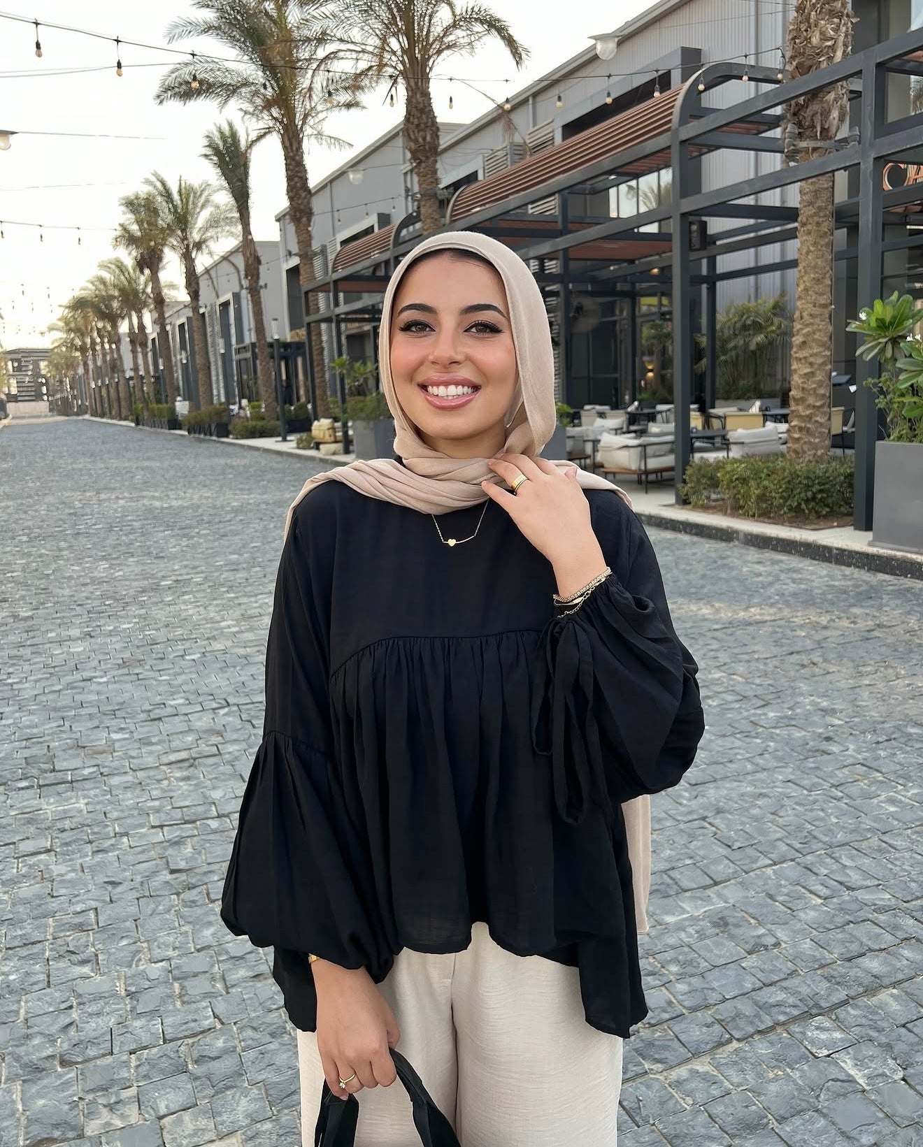 MIRA BLOUSE BLACK