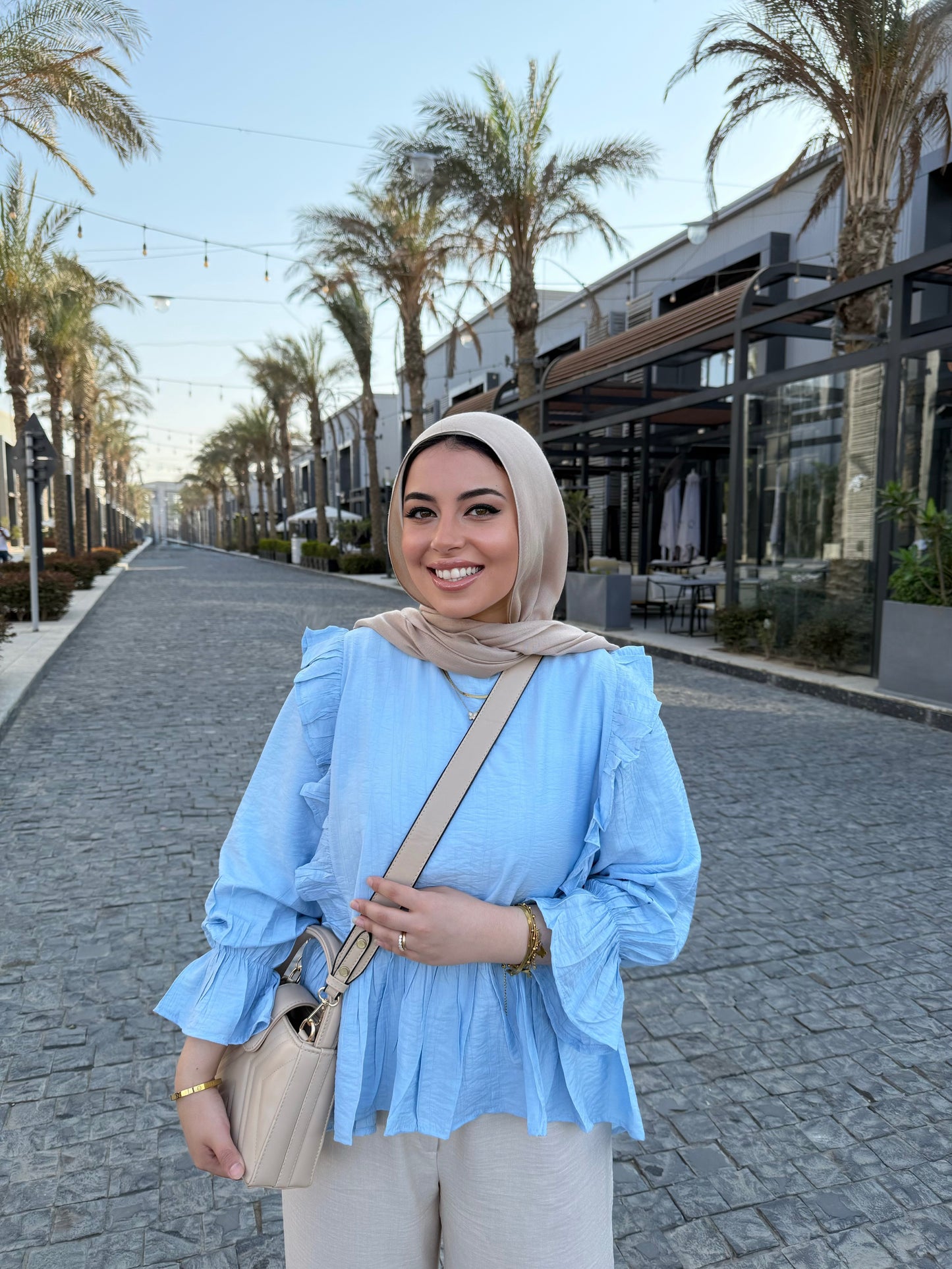 LILY BLOUSE BABY BLUE