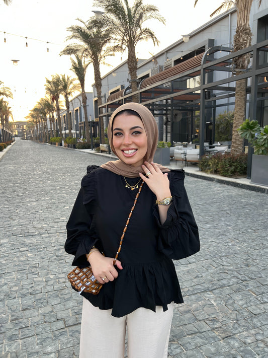LILY BLOUSE BLACK