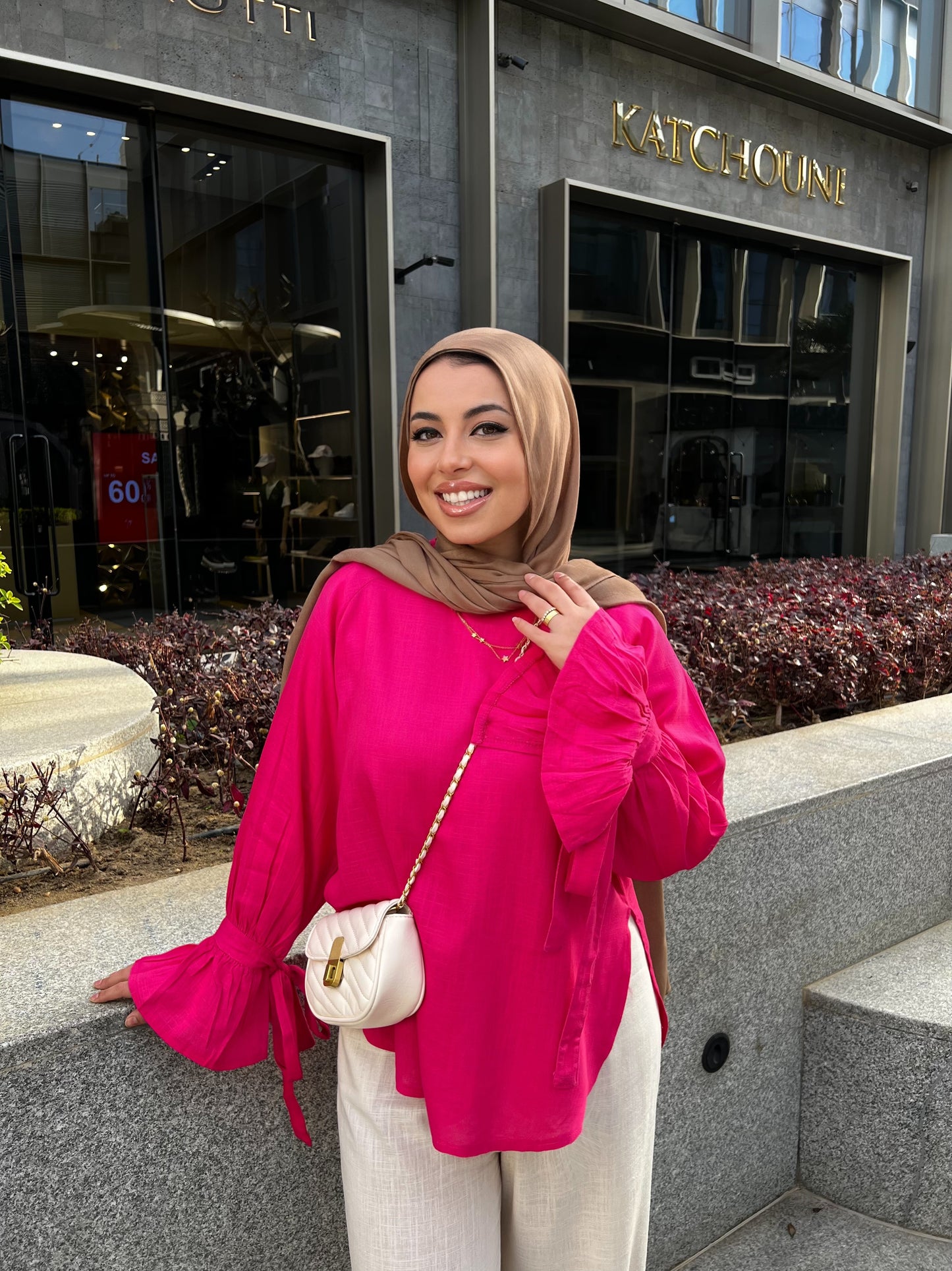 RHYA TOP HOTPINK