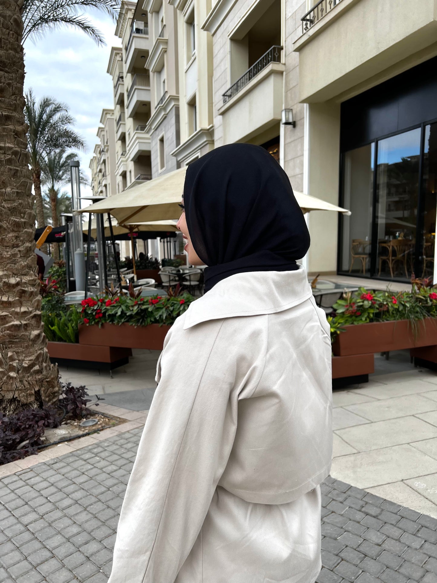 EMRIN GABARDINE JACKET BEIGE