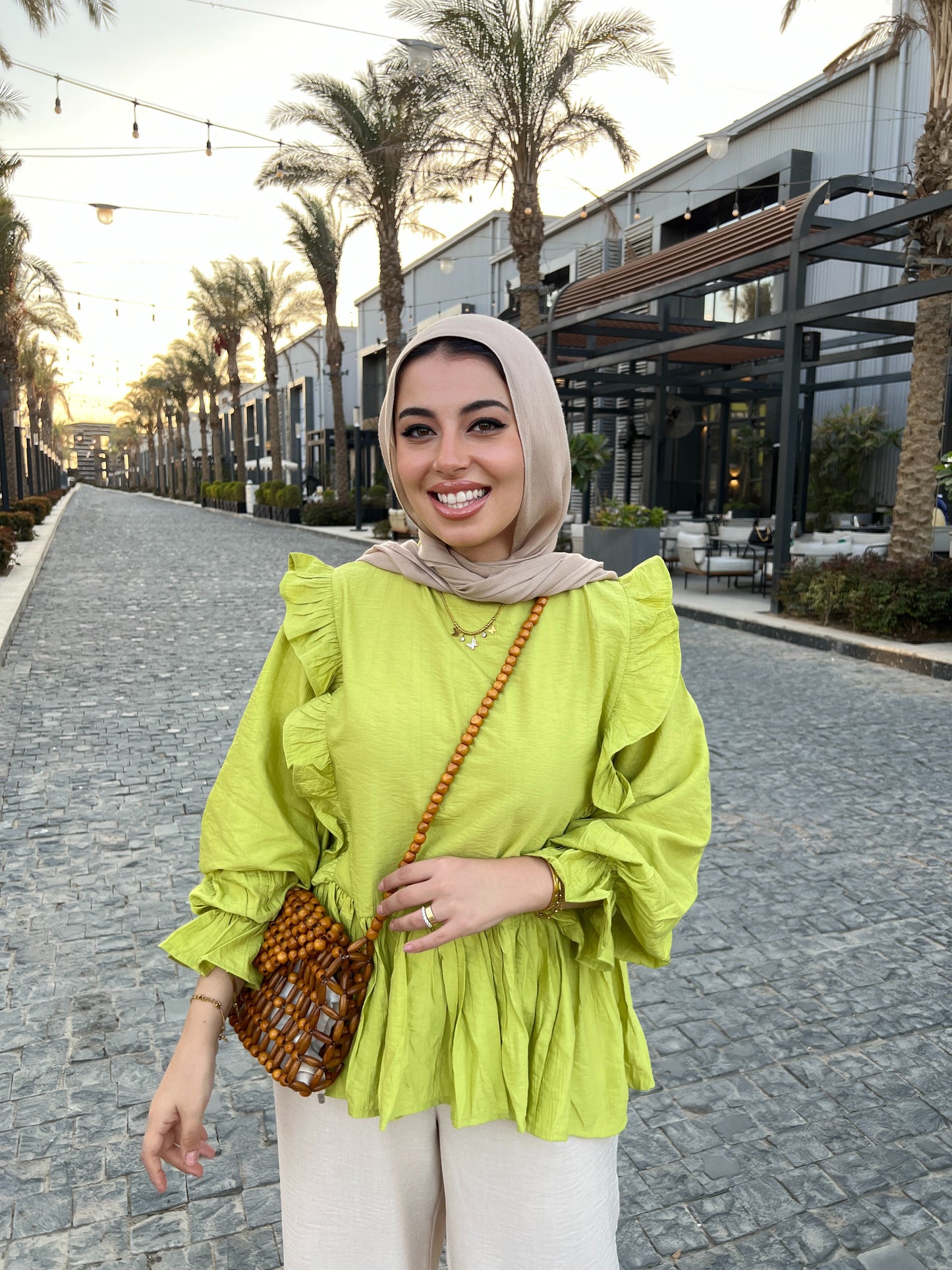LILY BLOUSE LIME
