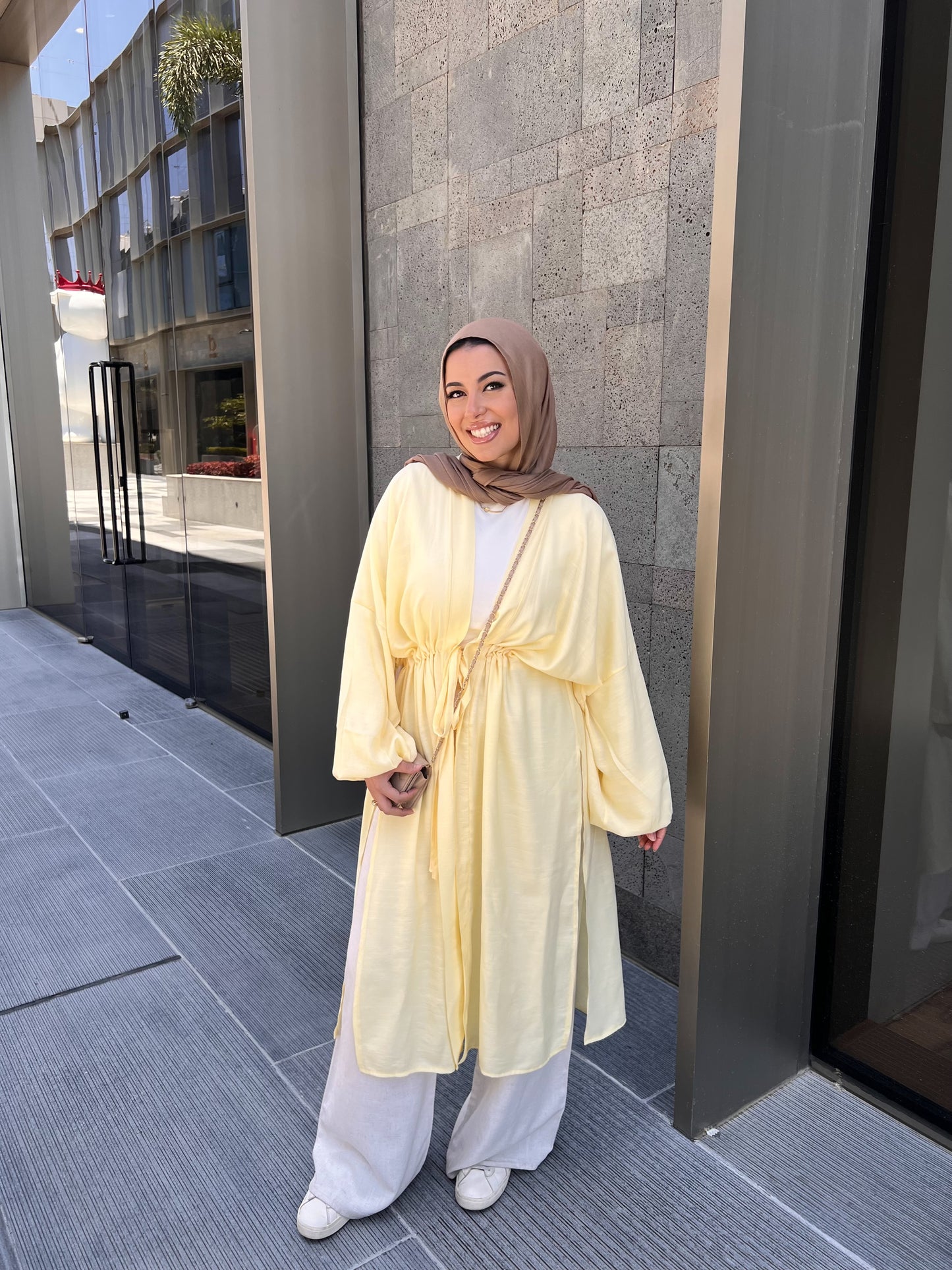NAYA CARDIGAN PASTEL YELLOW