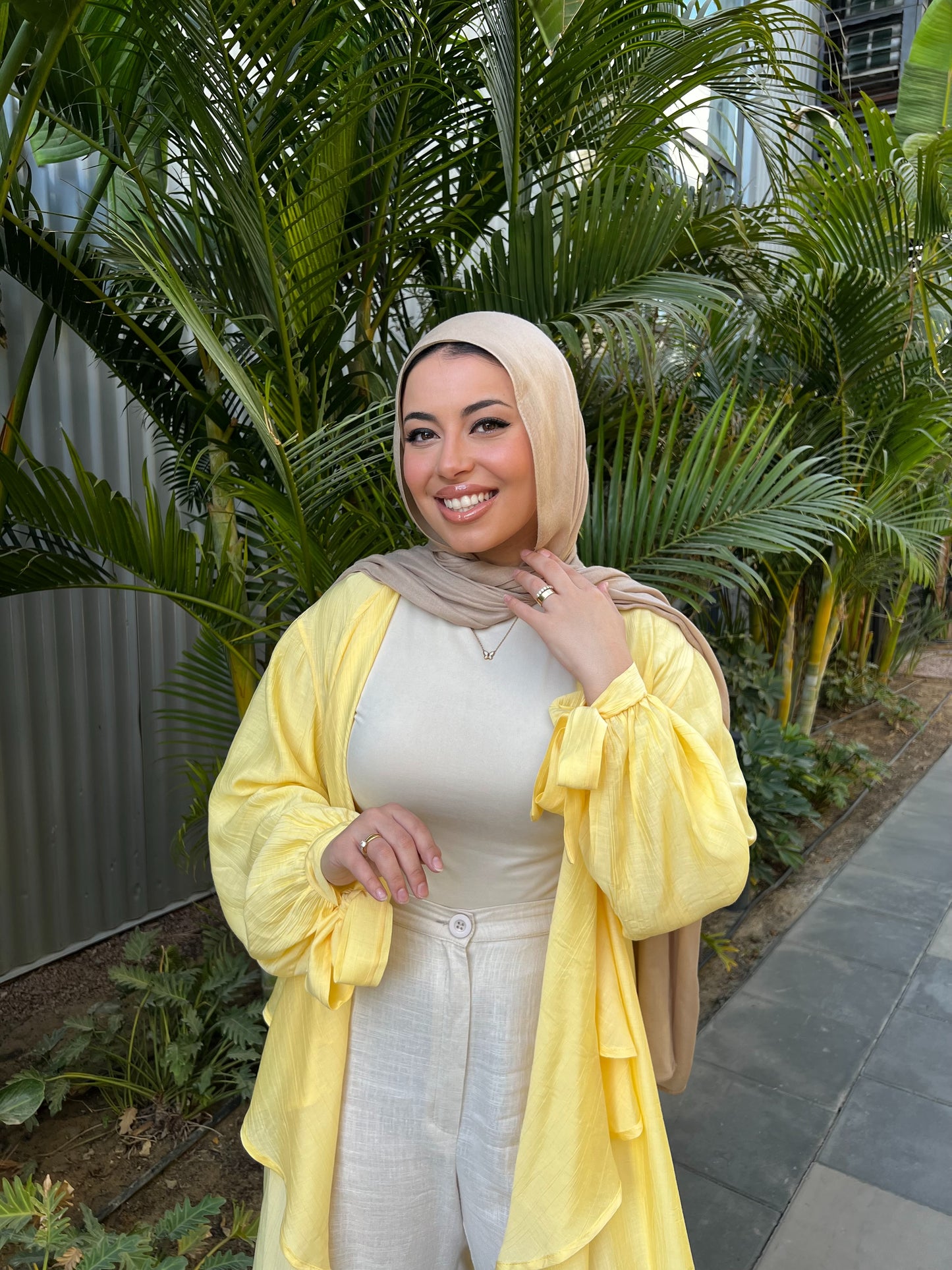 ARIA CARDIGAN PASTEL YELLOW