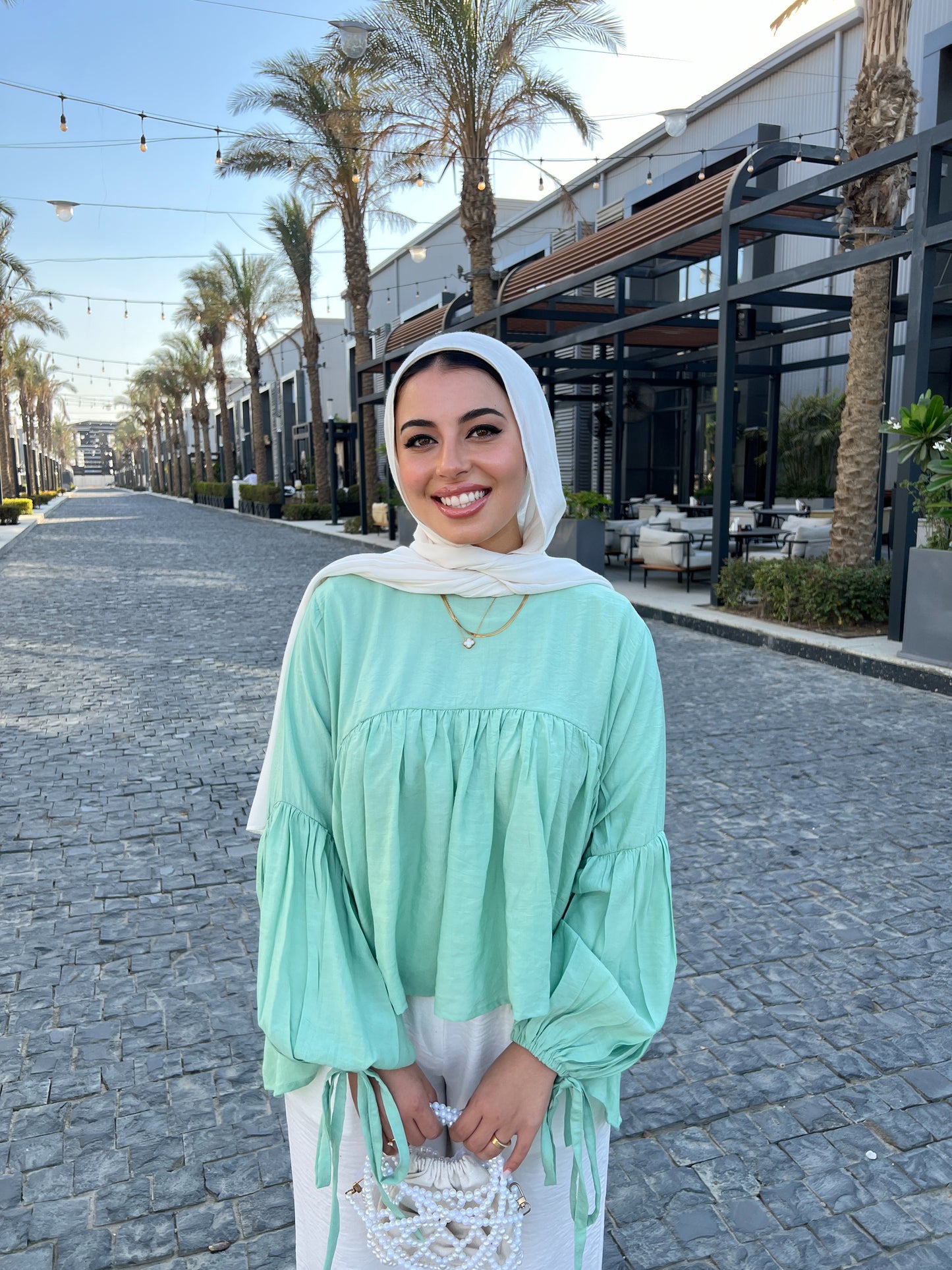 MIRA BLOUSE MINT