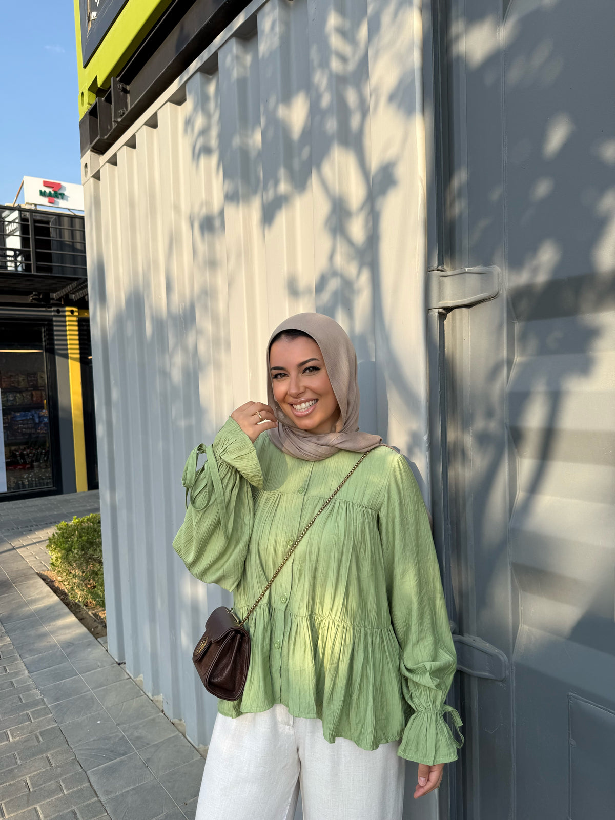 LAYAL BLOUSE PISTACHIO