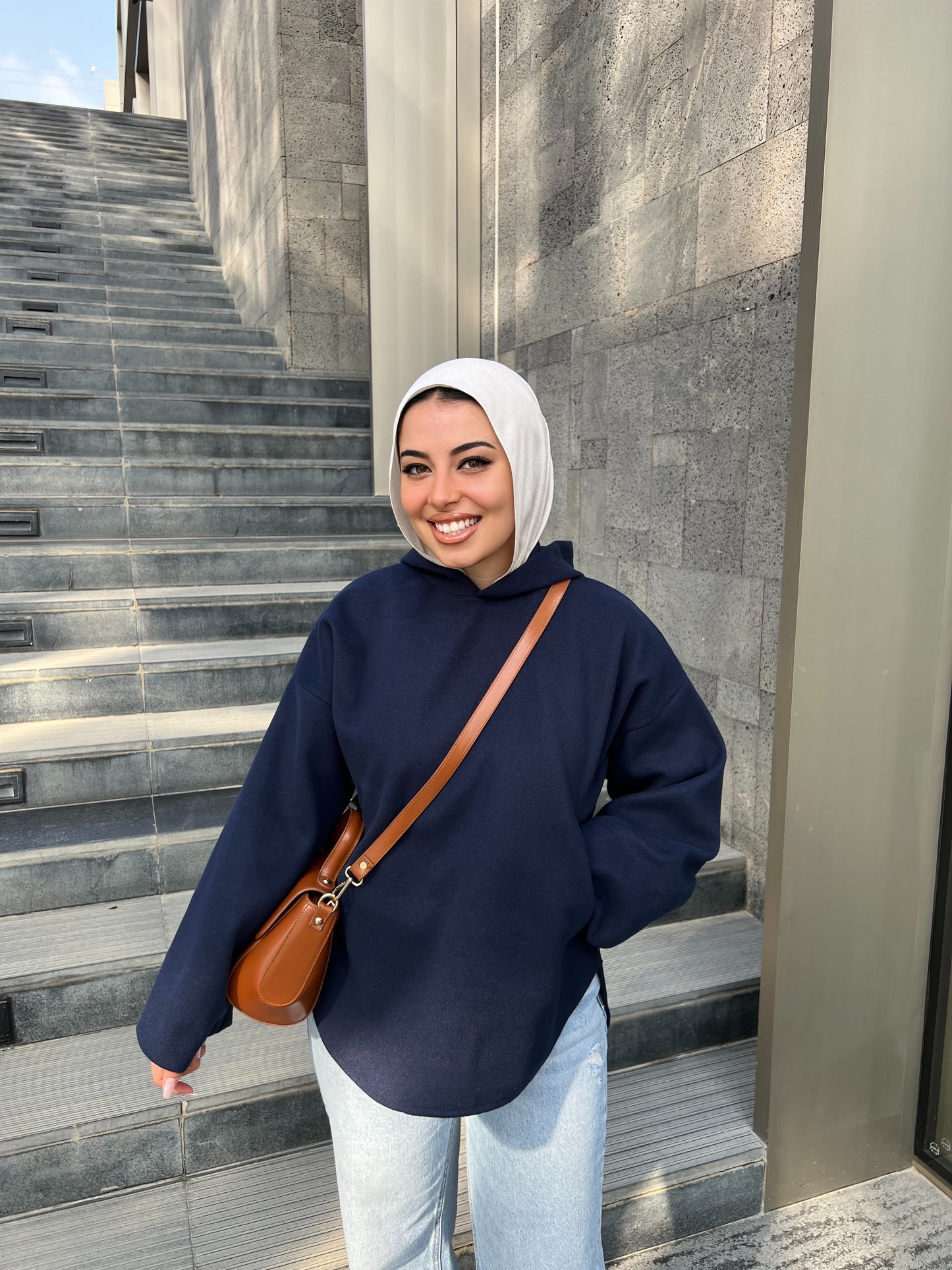 EMELIE TOP NAVY BLUE