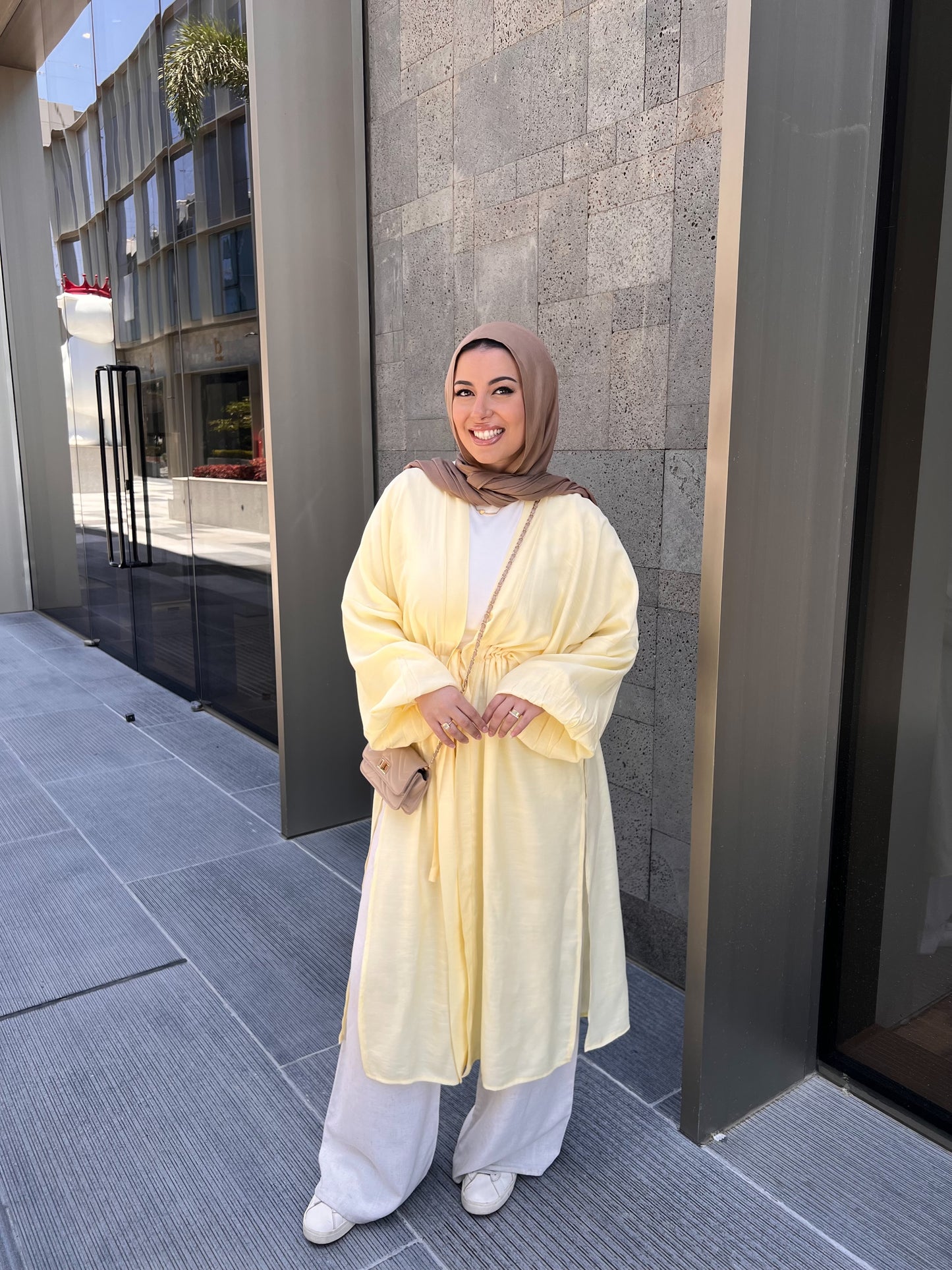 NAYA CARDIGAN PASTEL YELLOW