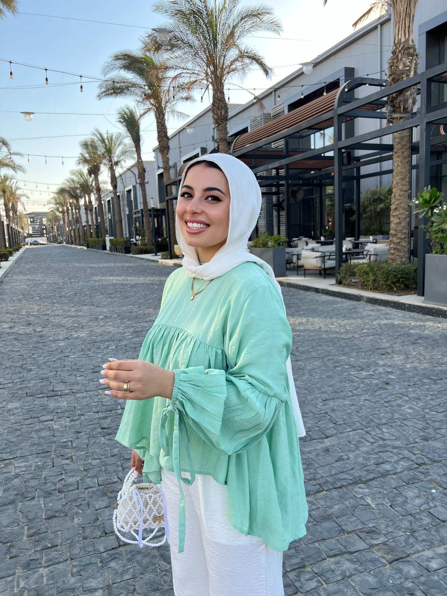 MIRA BLOUSE MINT