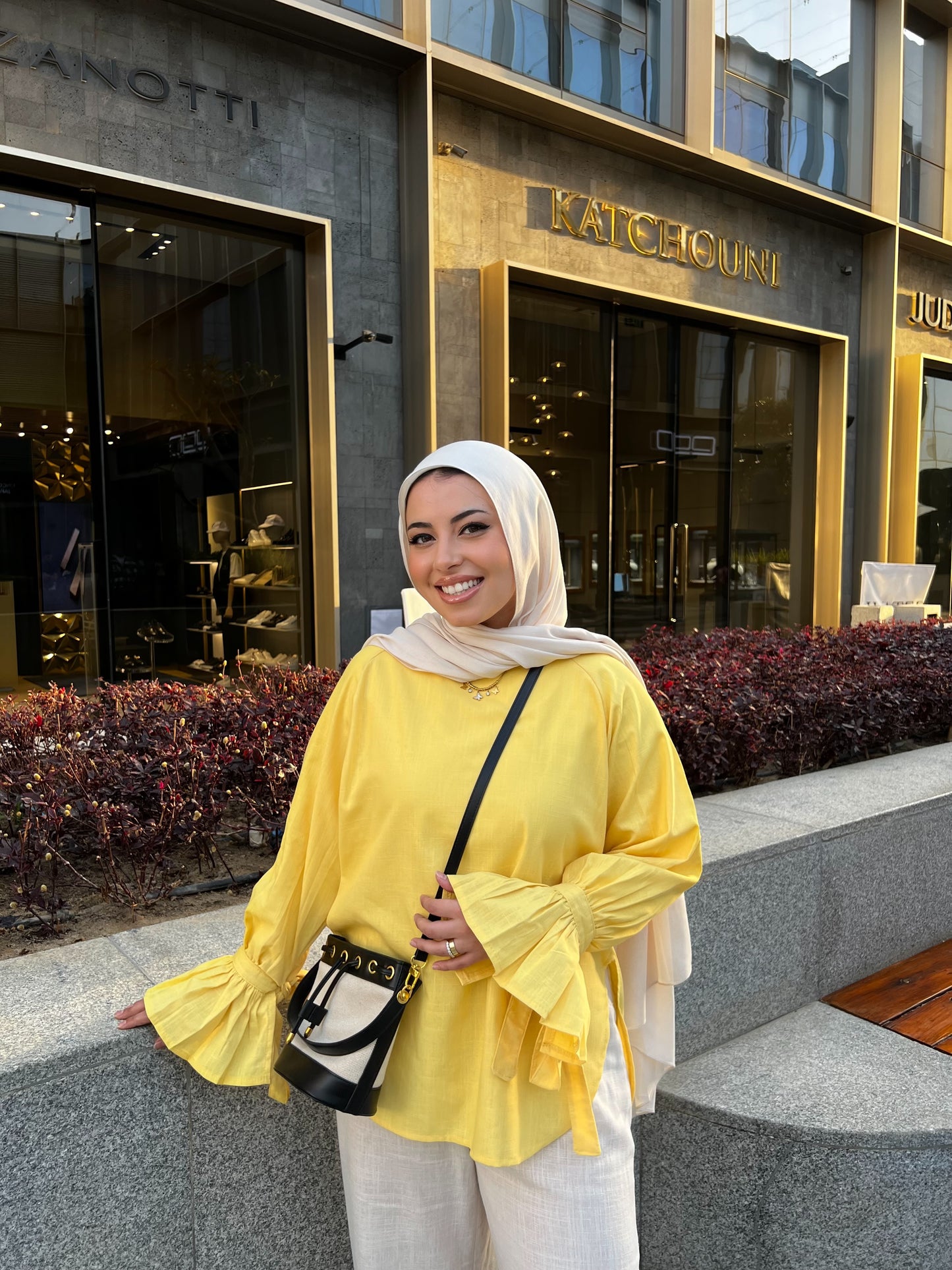 RHYA TOP YELLOW
