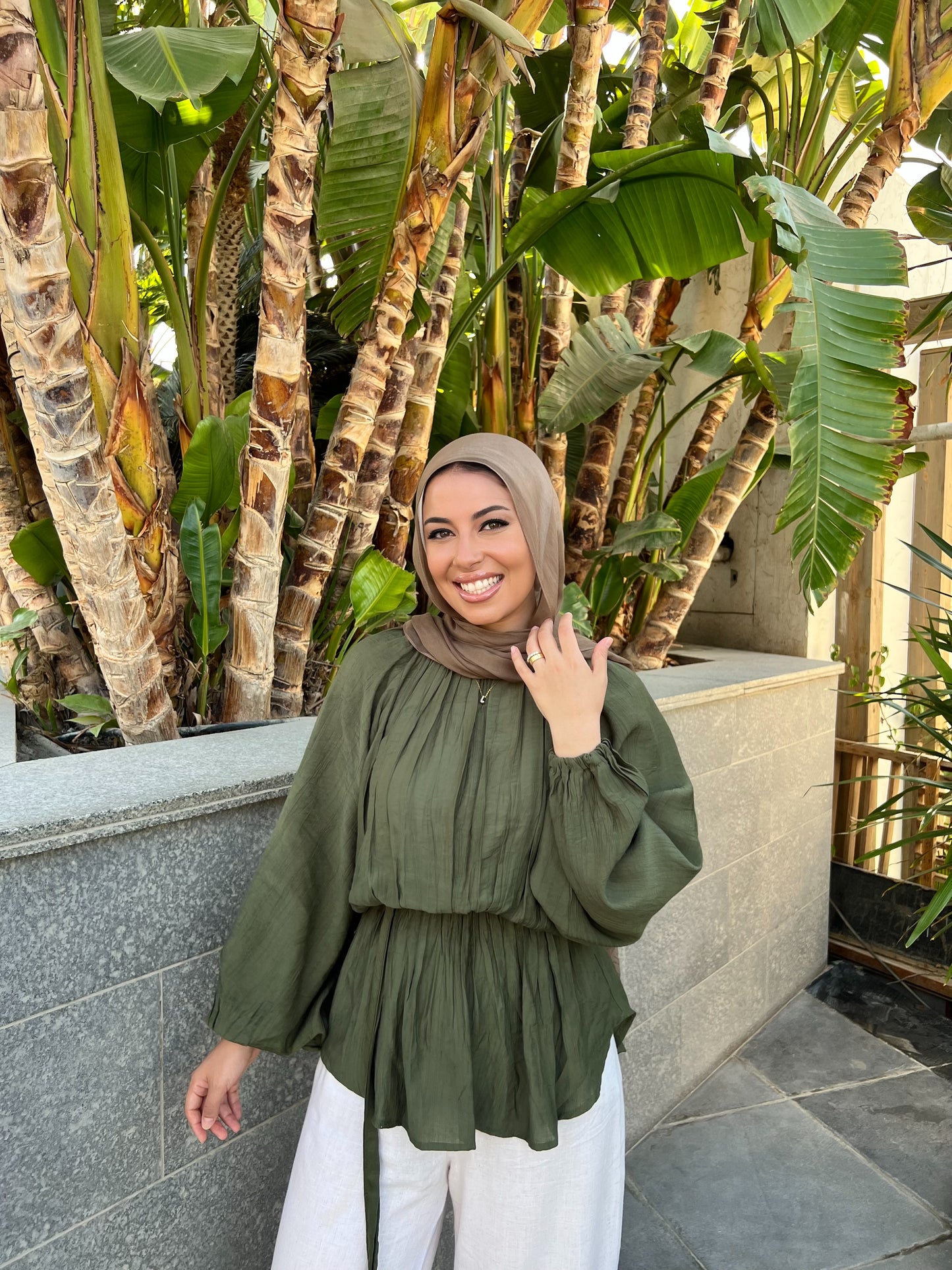 RIMA BLOUSE OLIVE