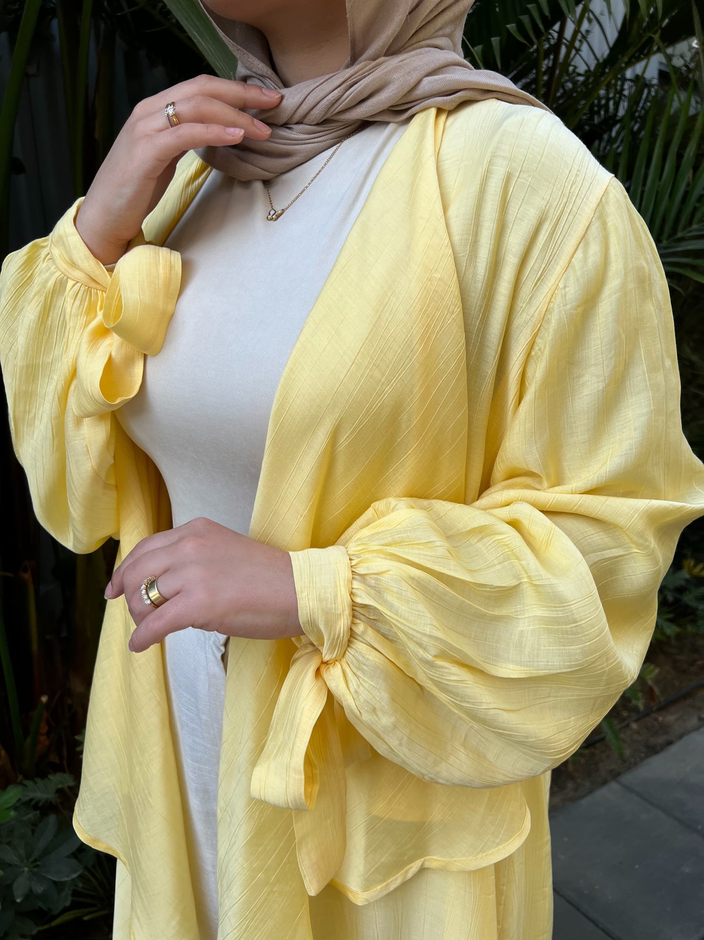 ARIA CARDIGAN PASTEL YELLOW