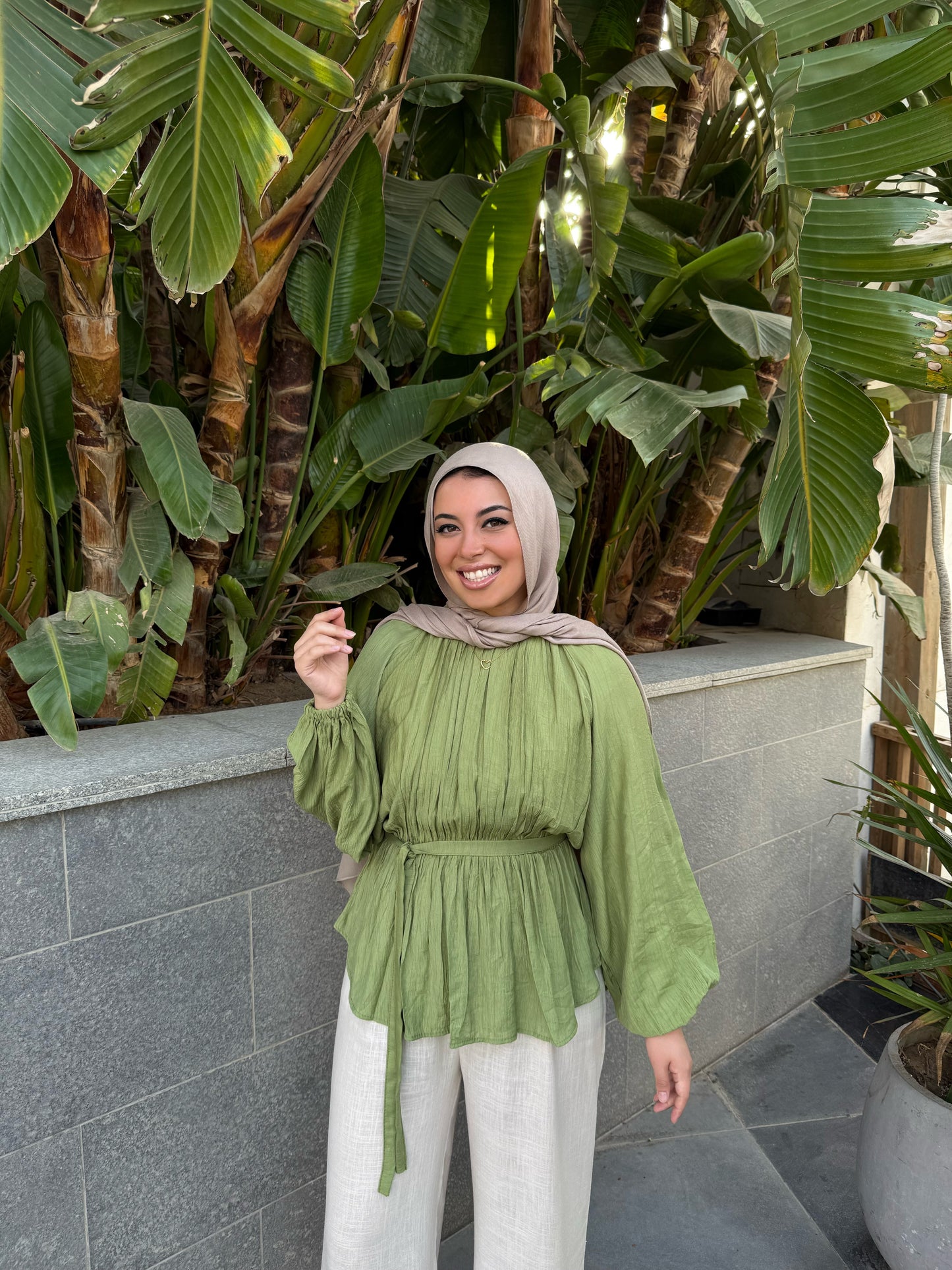 RIMA BLOUSE PISTACHIO