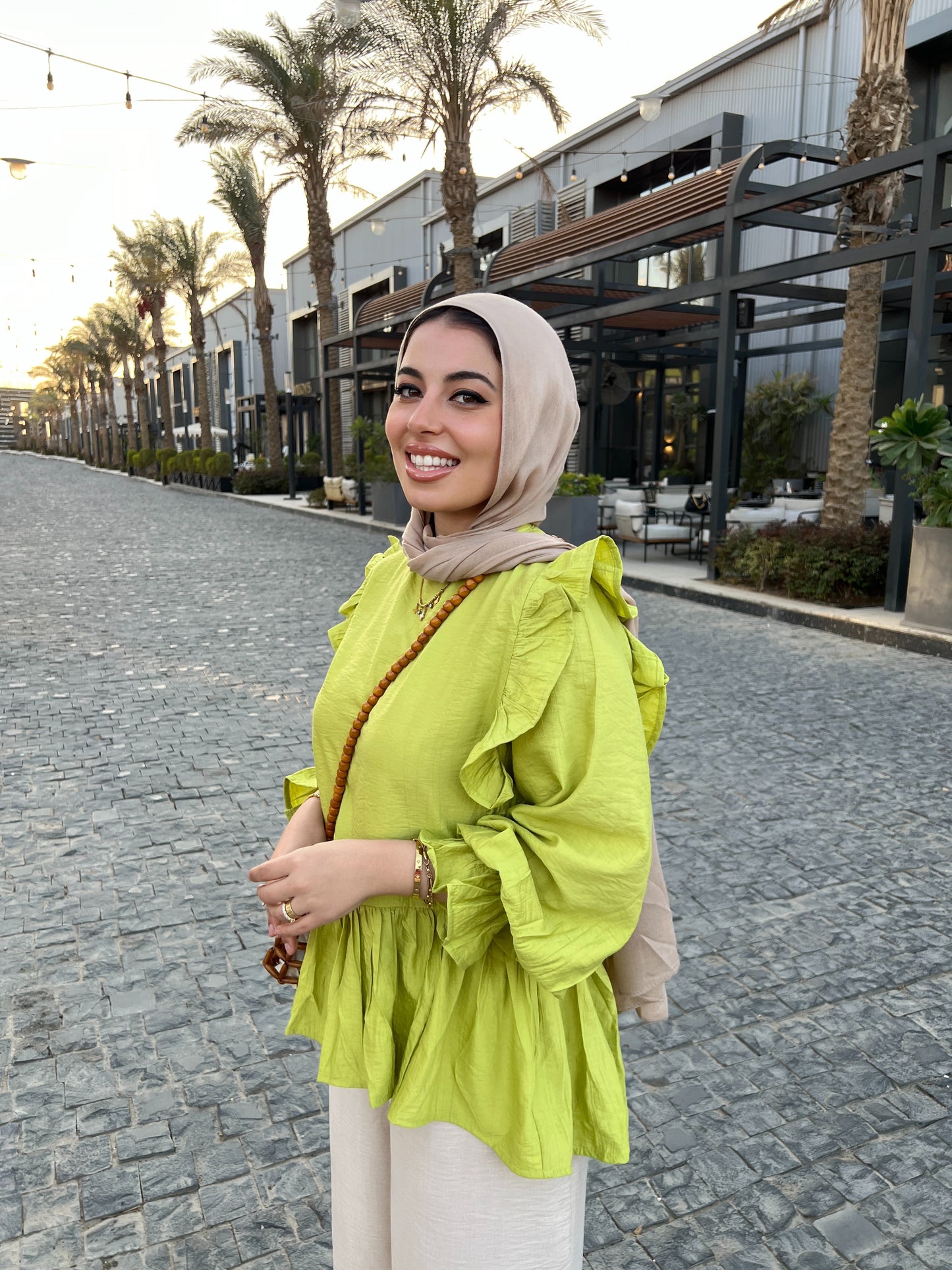 LILY BLOUSE LIME