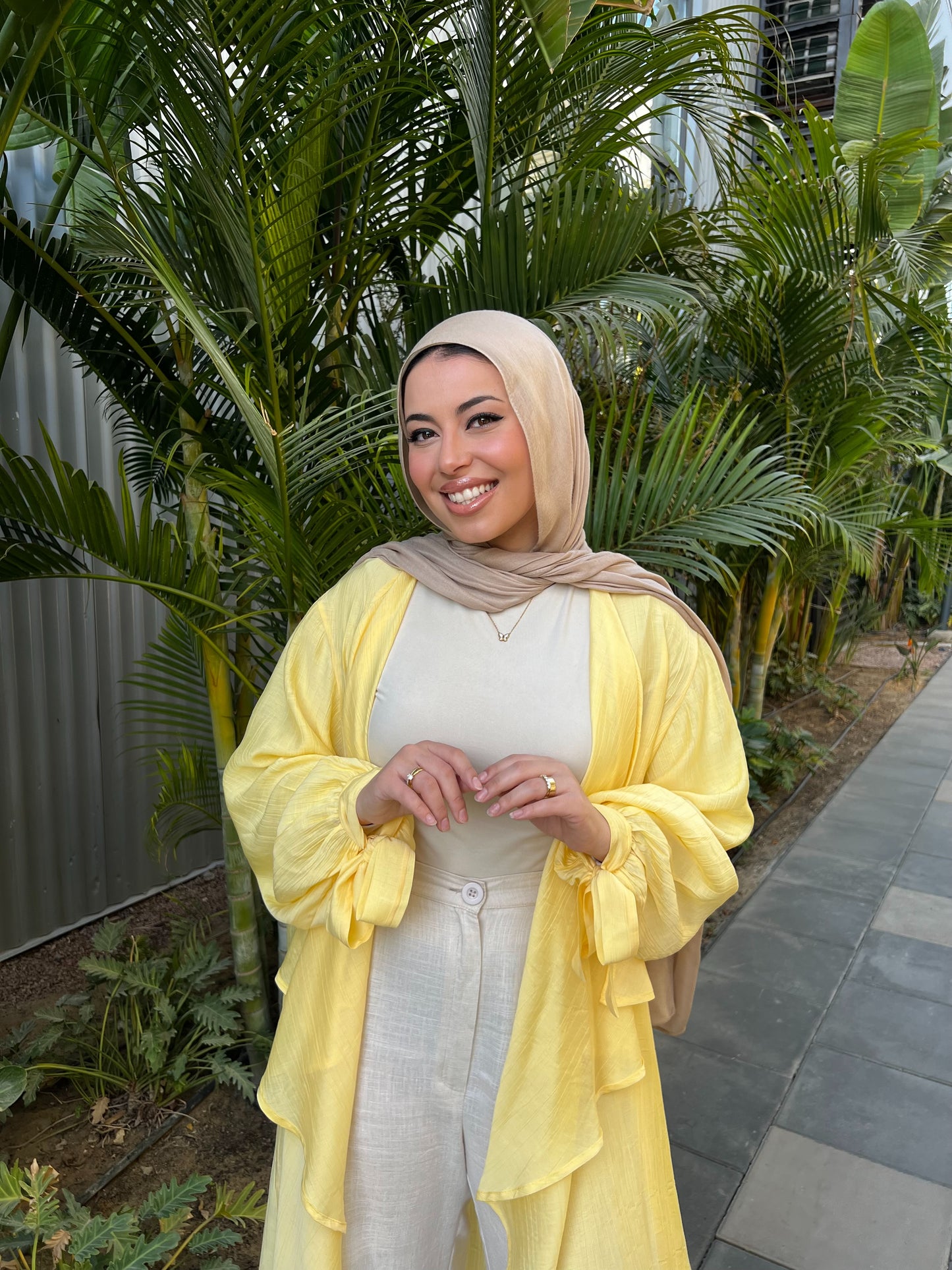 ARIA CARDIGAN PASTEL YELLOW
