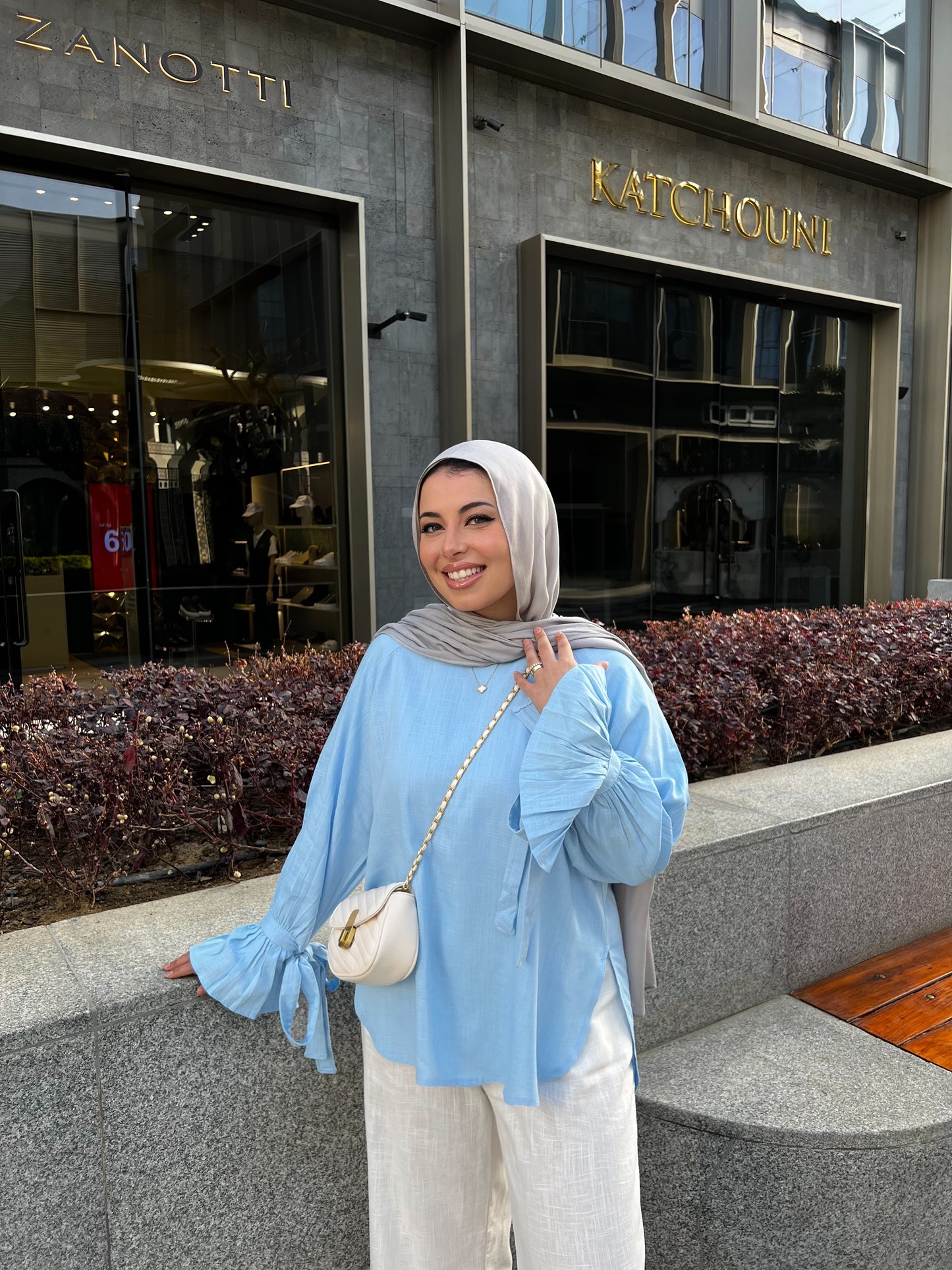 RHYA TOP SKY BLUE
