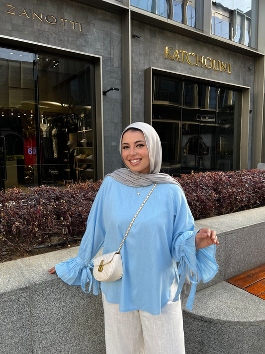RHYA TOP SKY BLUE