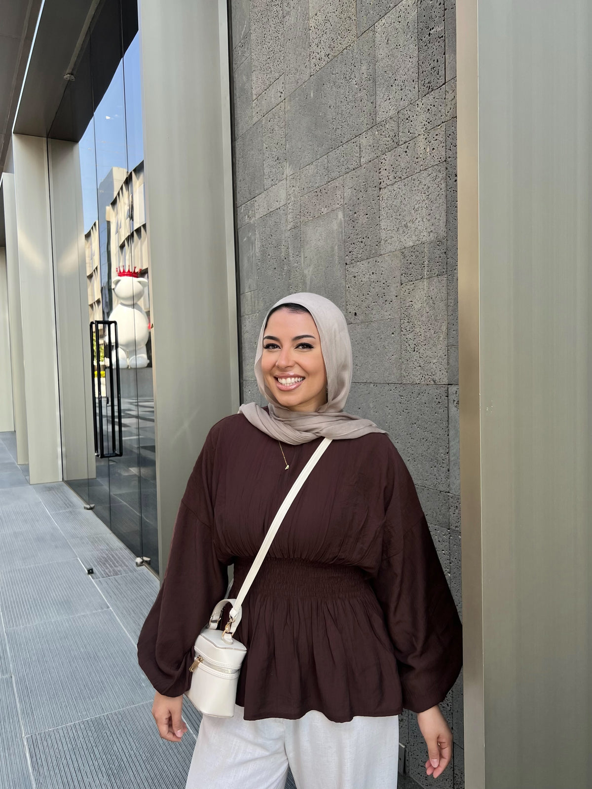 SERA BLOUSE BROWN