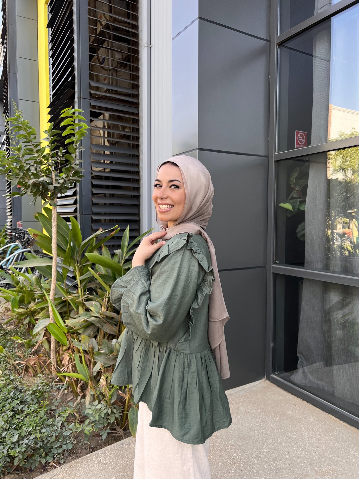 LILY BLOUSE OLIVE