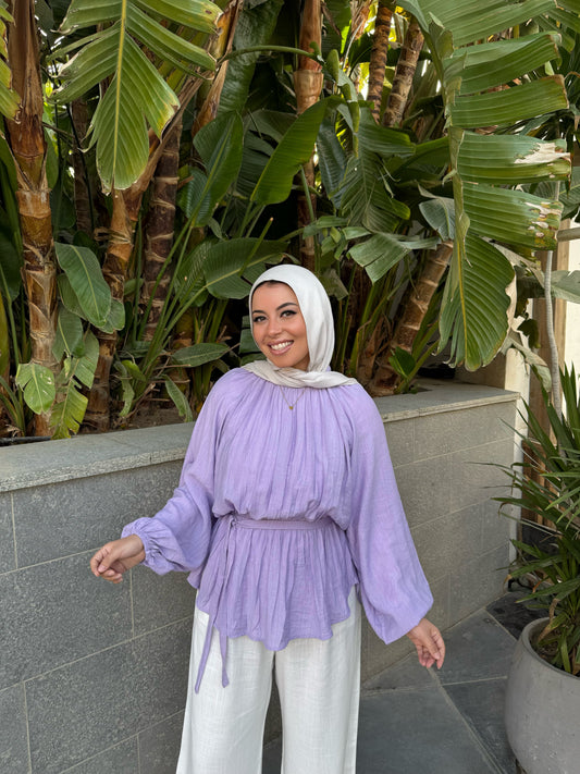 RIMA BLOUSE LAVENDER