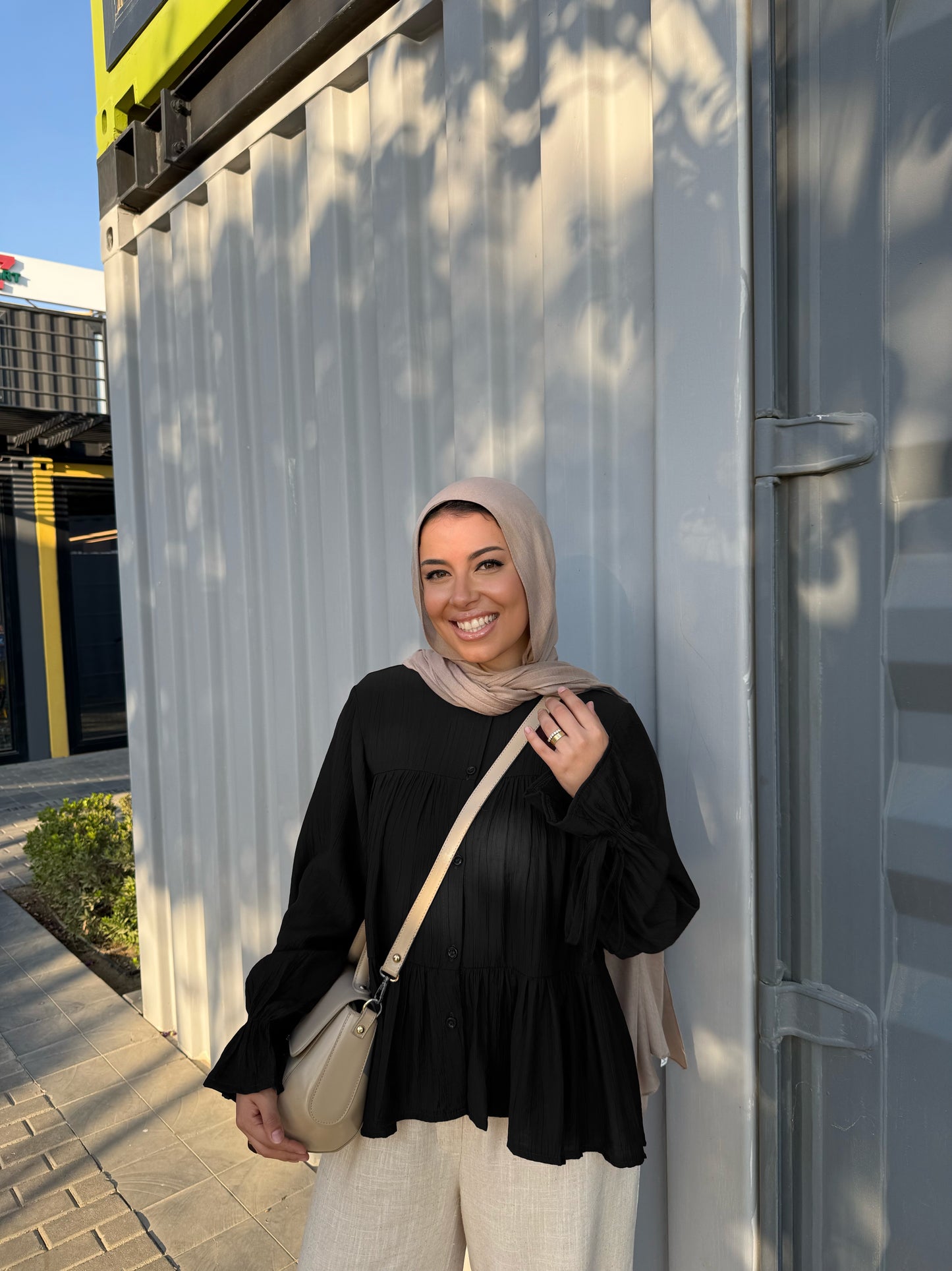 LAYAL BLOUSE BLACK