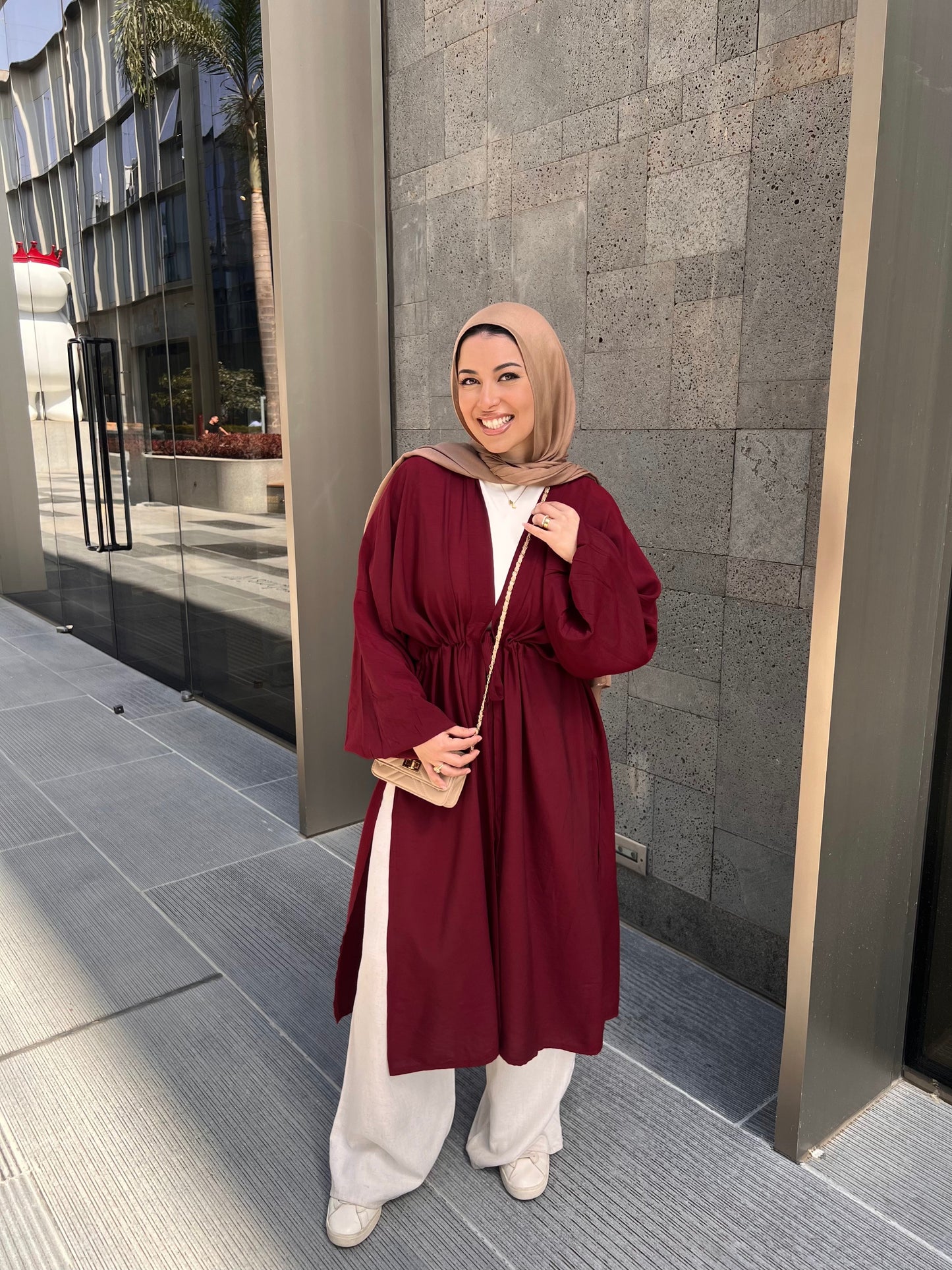 NAYA CARDIGAN MAROON