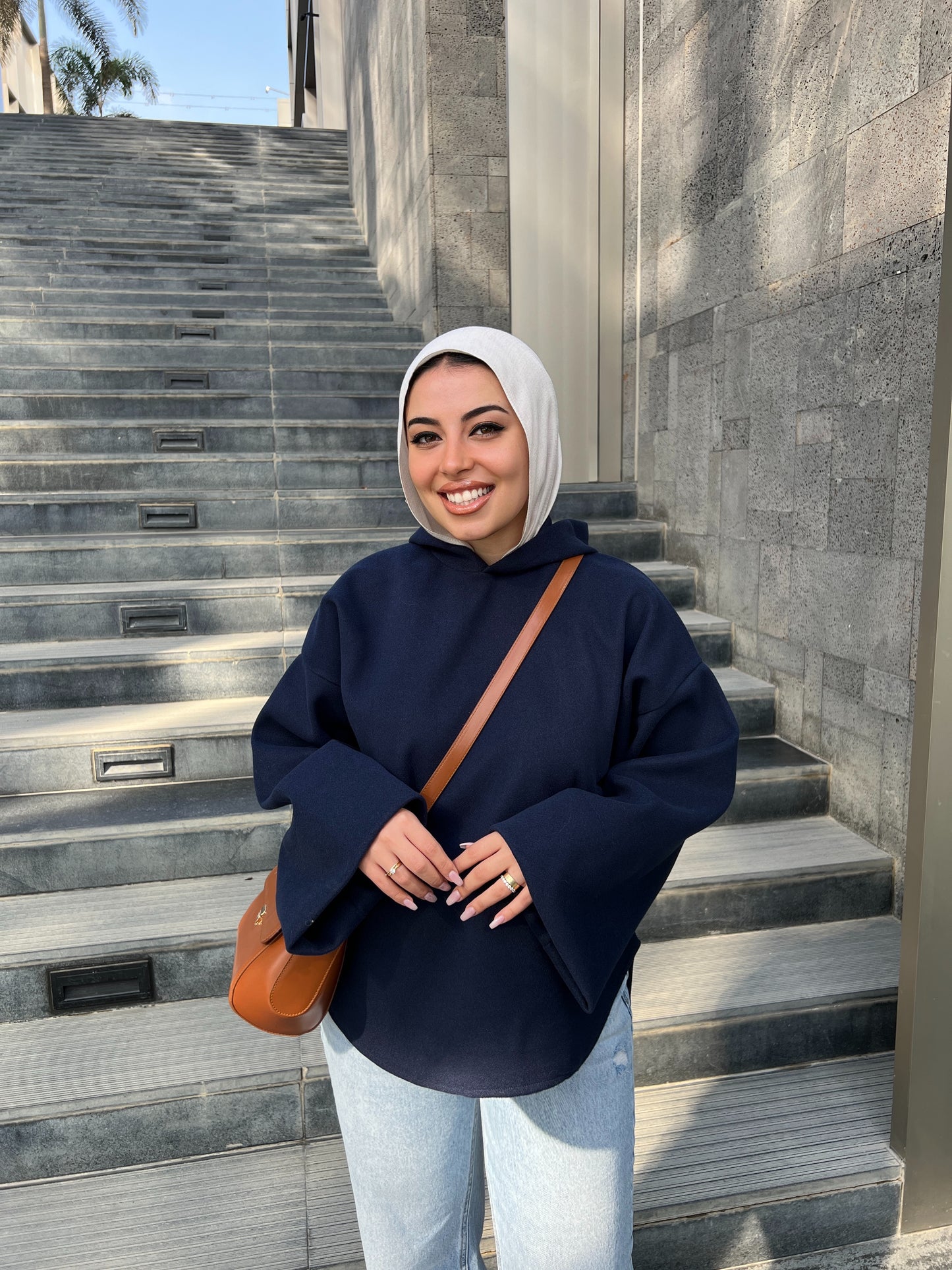 EMELIE TOP NAVY BLUE