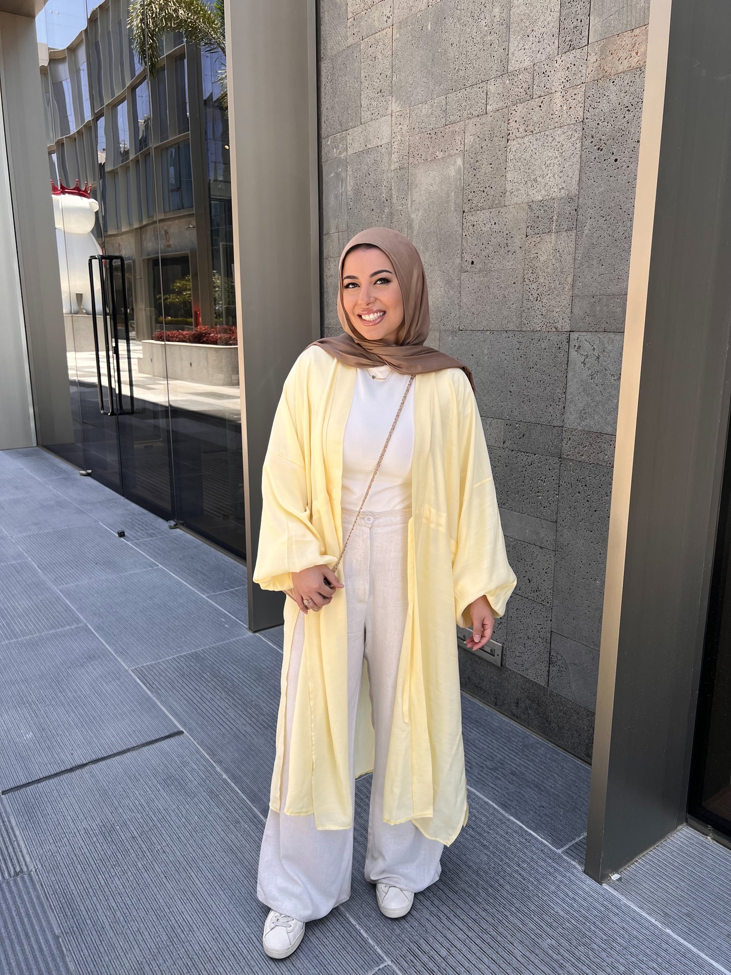 NAYA CARDIGAN PASTEL YELLOW