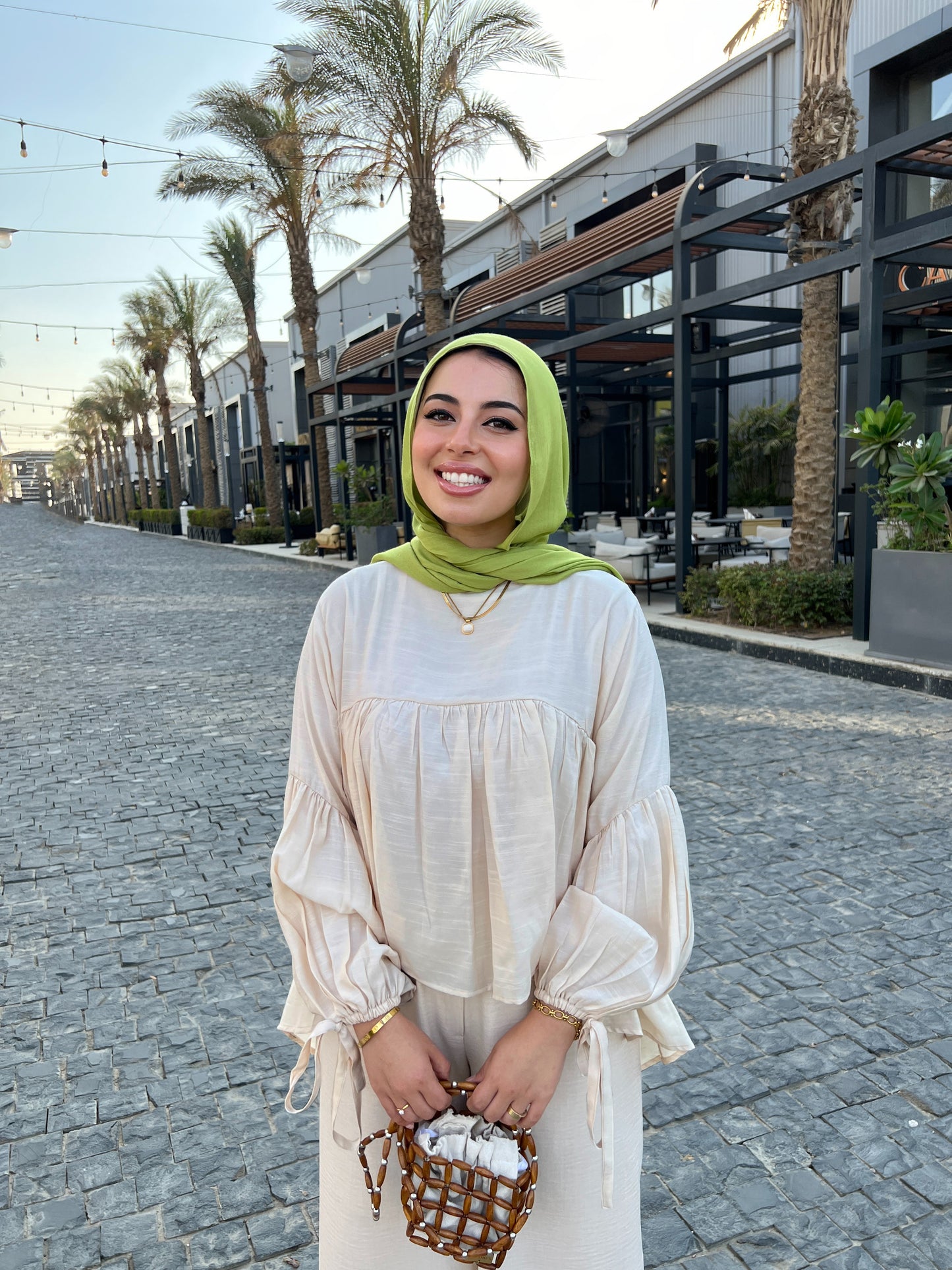 MIRA BLOUSE BEIGE