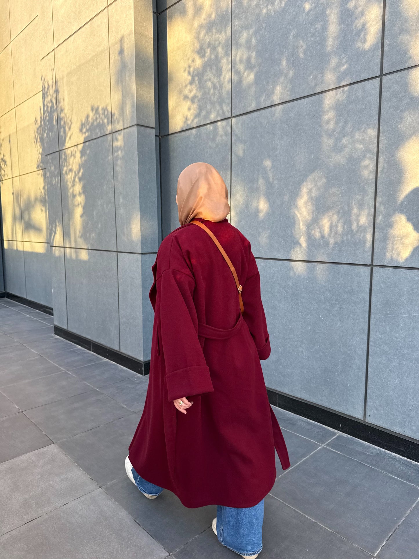 LAURA COAT MAROON