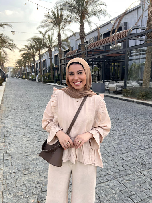 LILY BLOUSE BEIGE