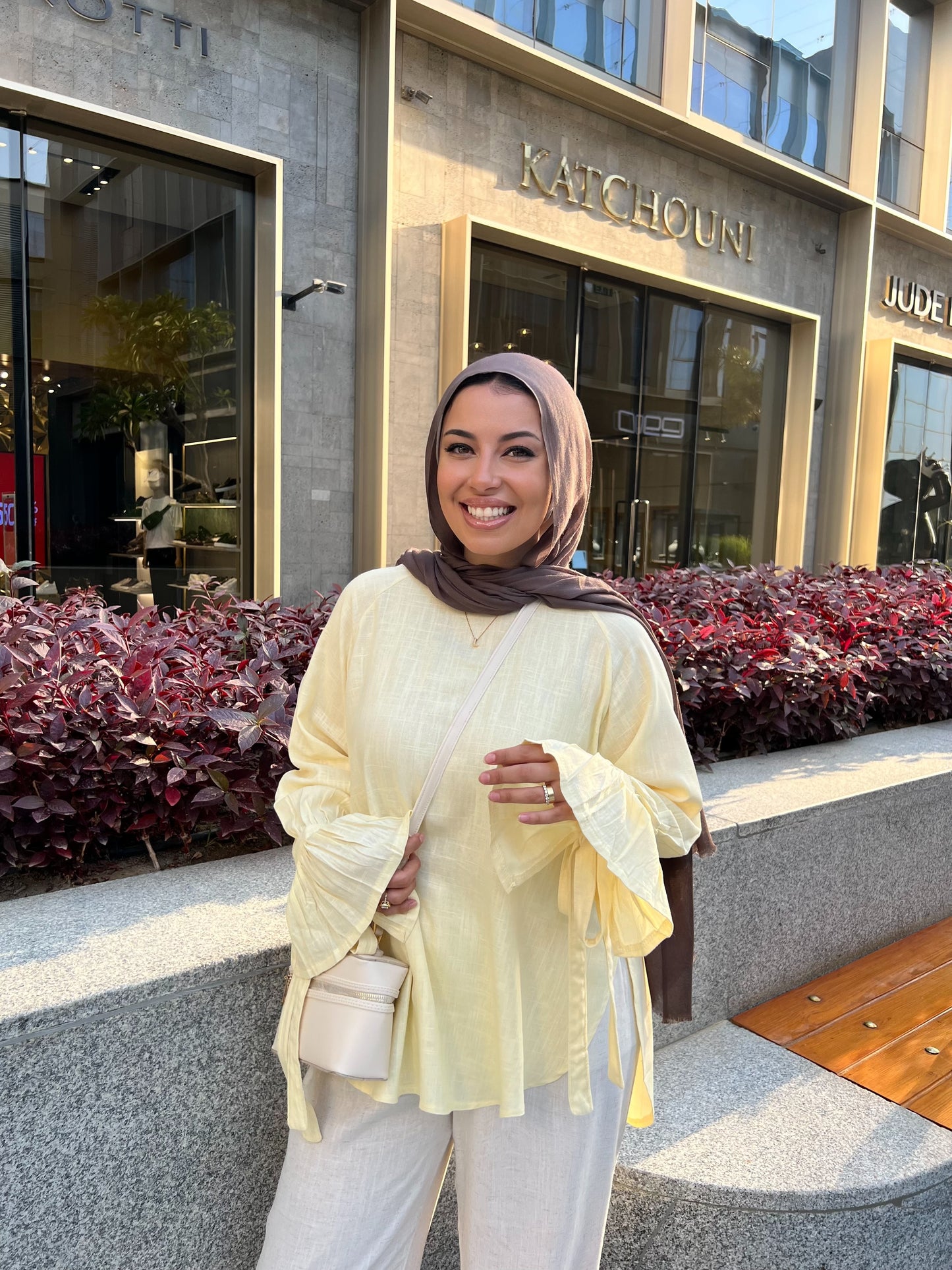 RHYA TOP BUTTER YELLOW
