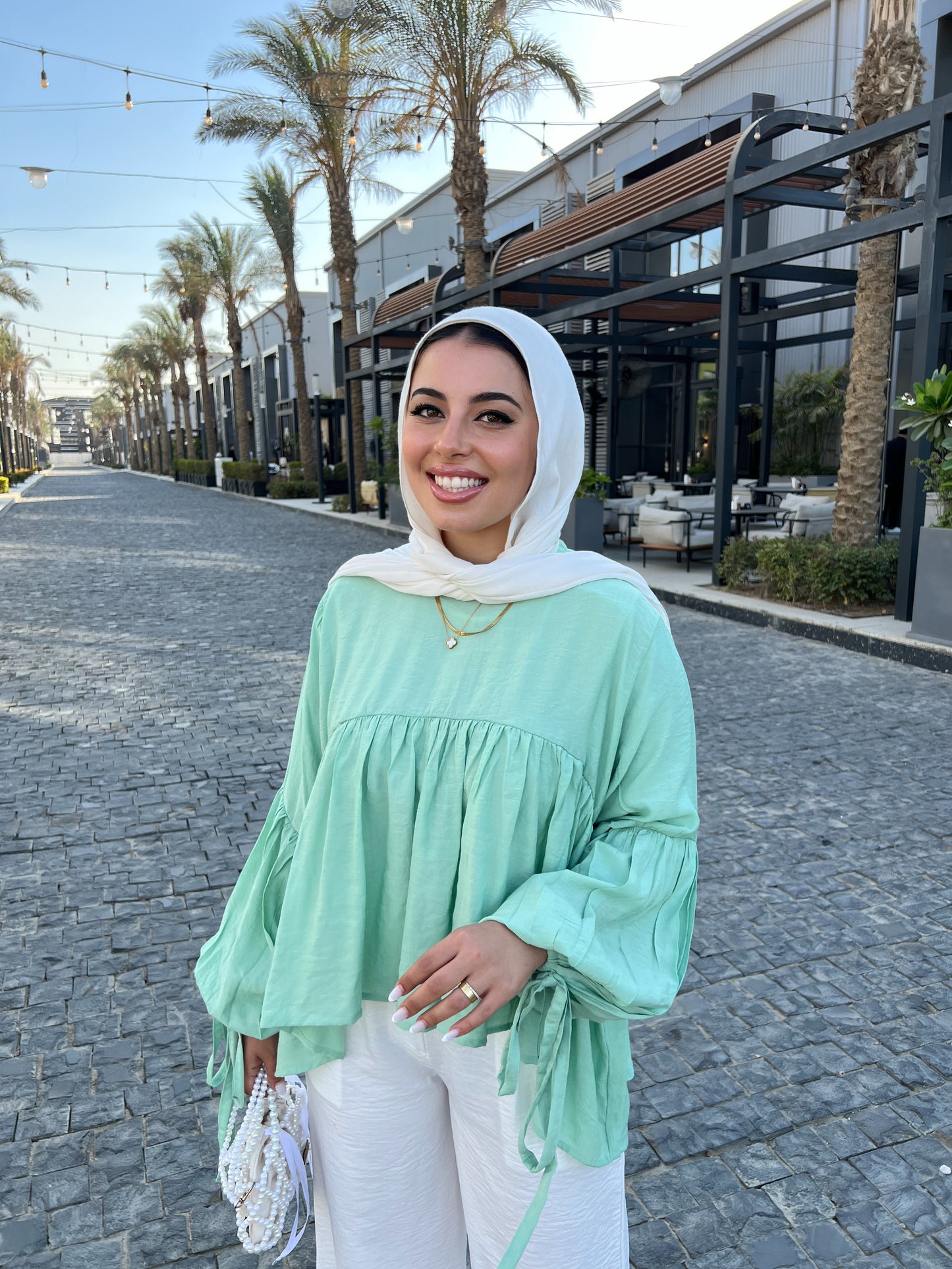 MIRA BLOUSE MINT