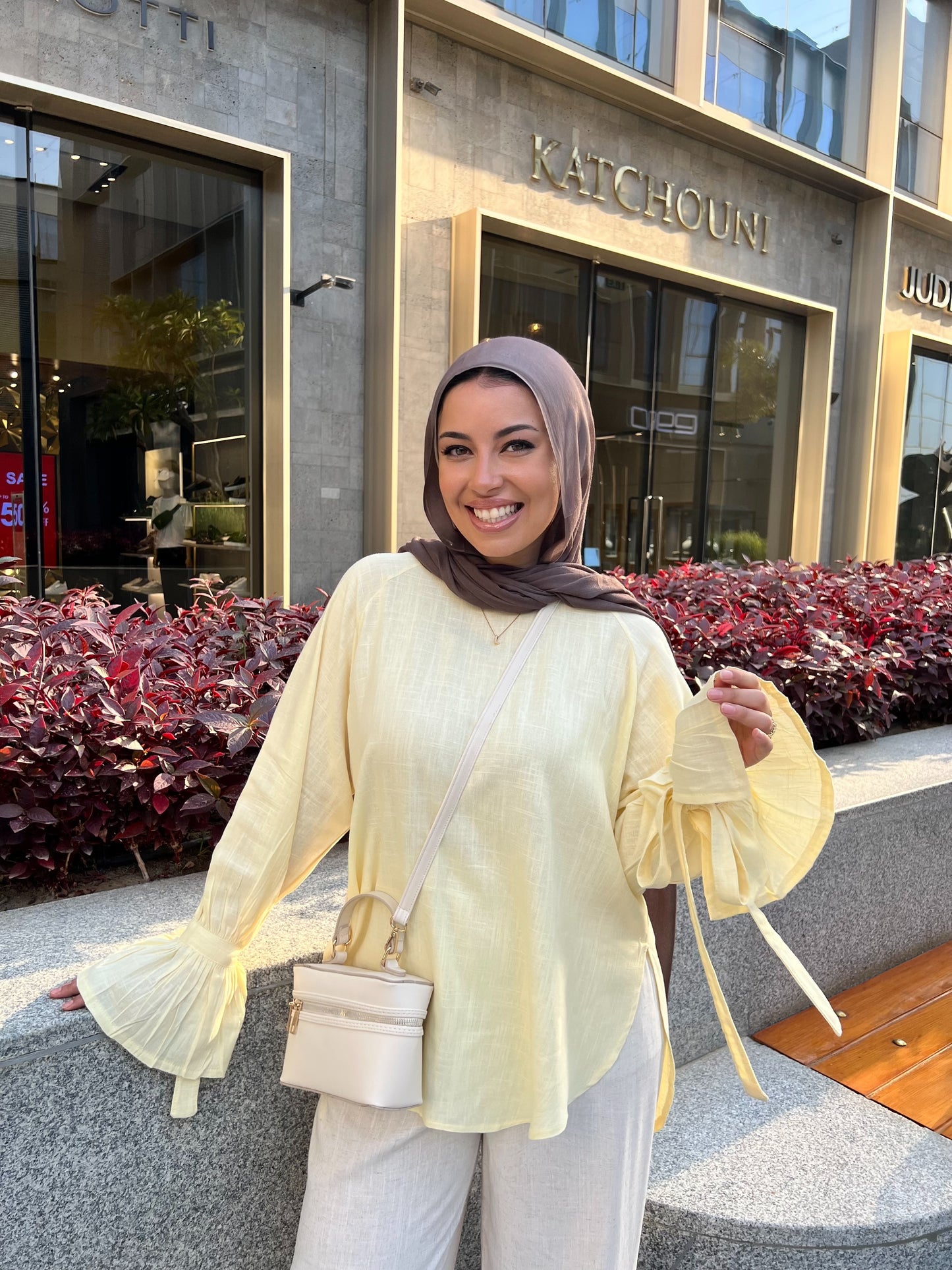 RHYA TOP BUTTER YELLOW