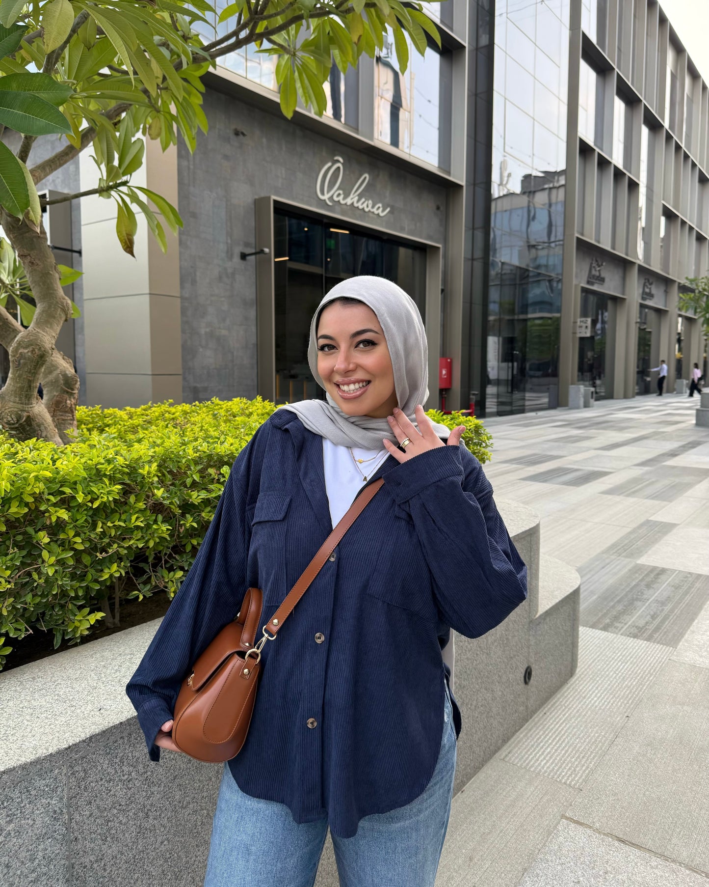 VELVET SHIRT NAVY BLUE